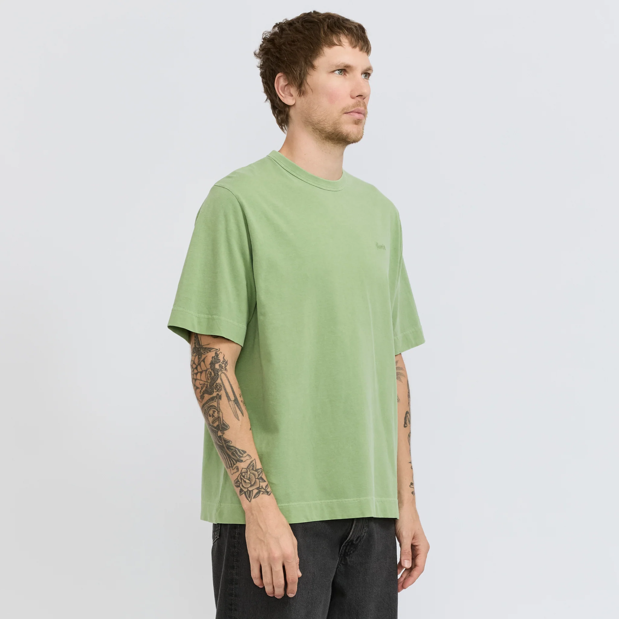 Park Relaxed Fit T-Shirt Vibrant Moss - Image 3