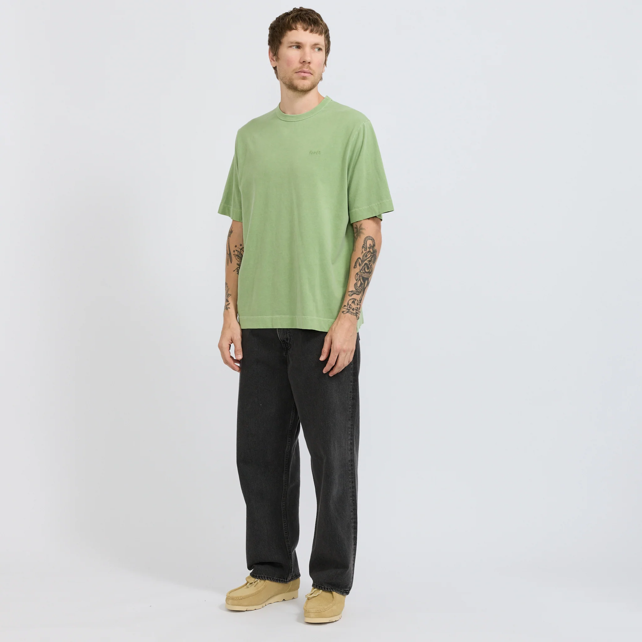 Park Relaxed Fit T-Shirt Vibrant Moss - Image 6