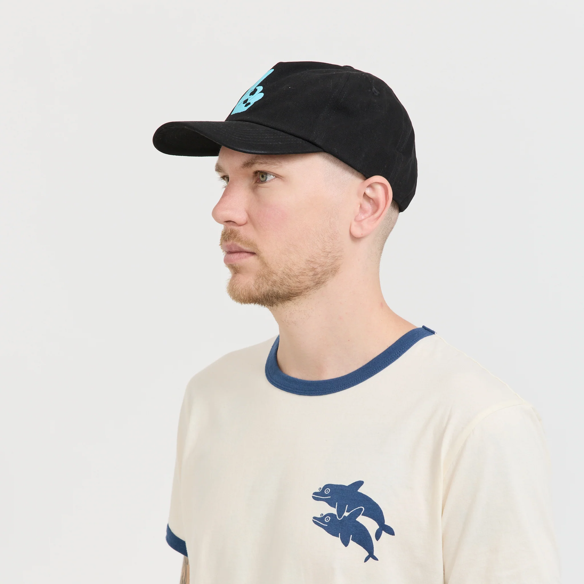 Peace Hat Faded Black - Image 3