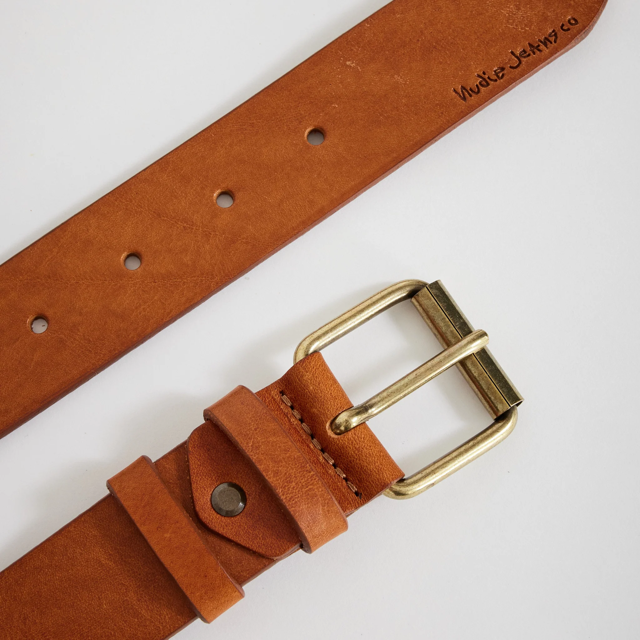 Pedersson Leather Belt Toffee Brown - Image 2