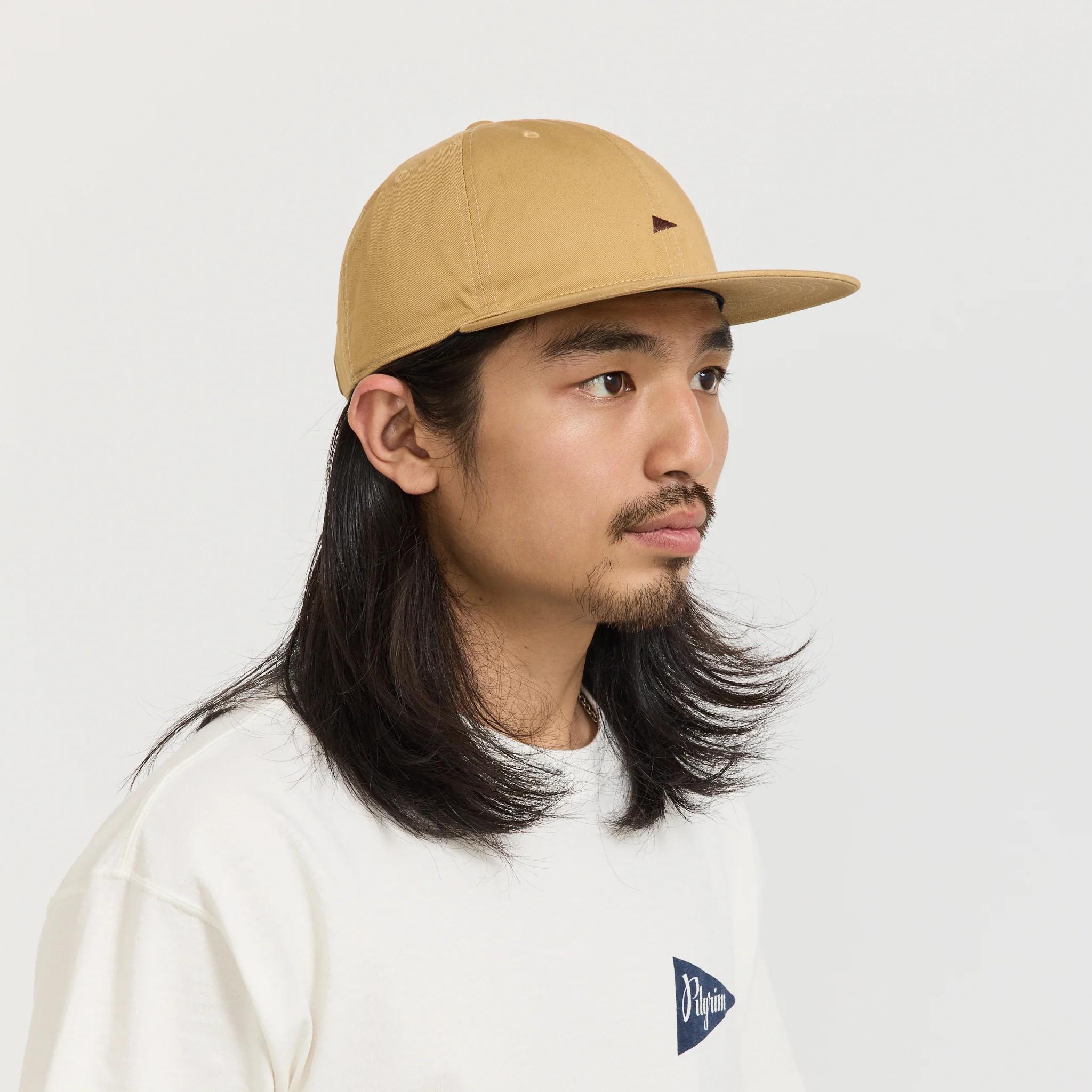 Pennant Twill Cap Khaki/Brown - Image 2