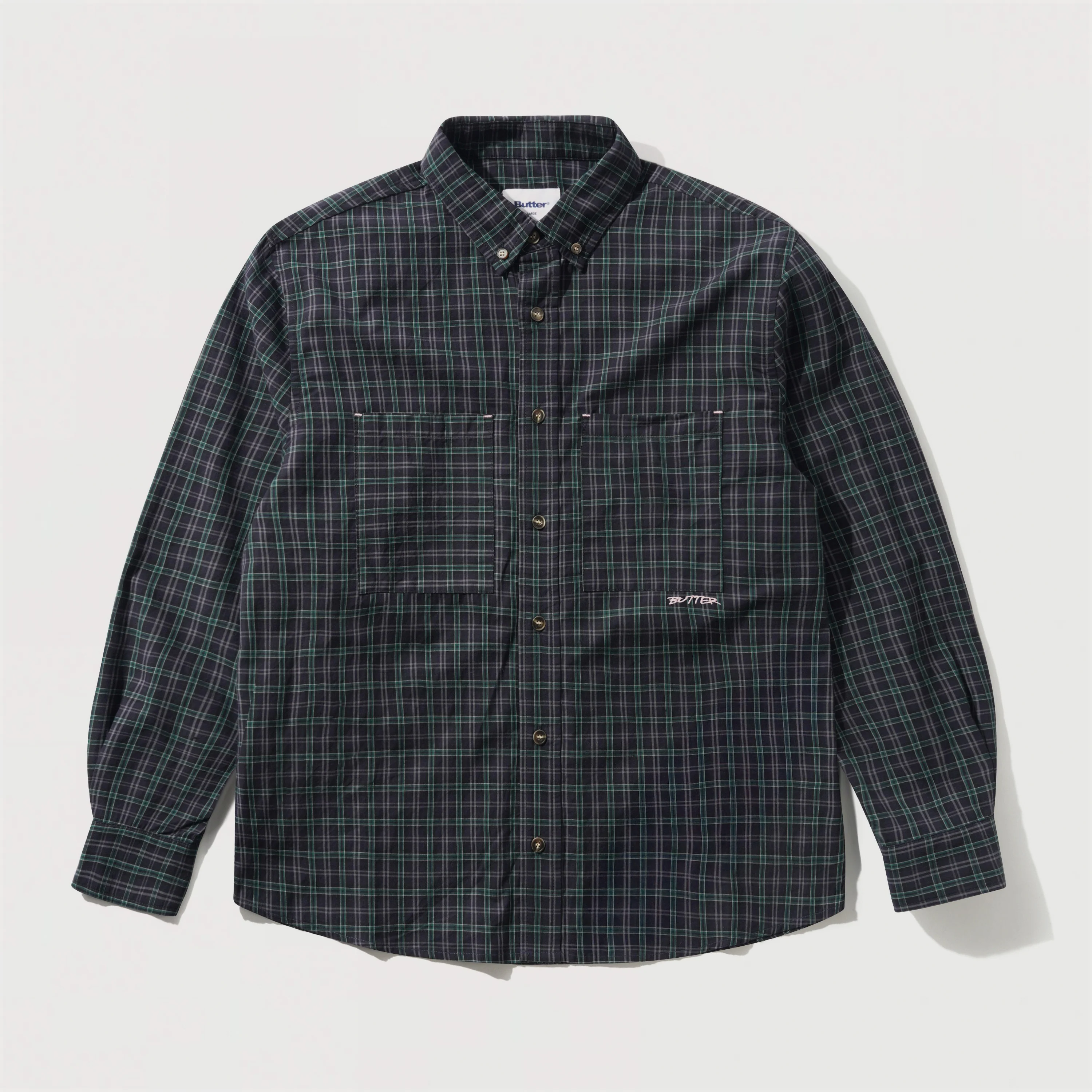 Plaid Shirt Navy/Forest