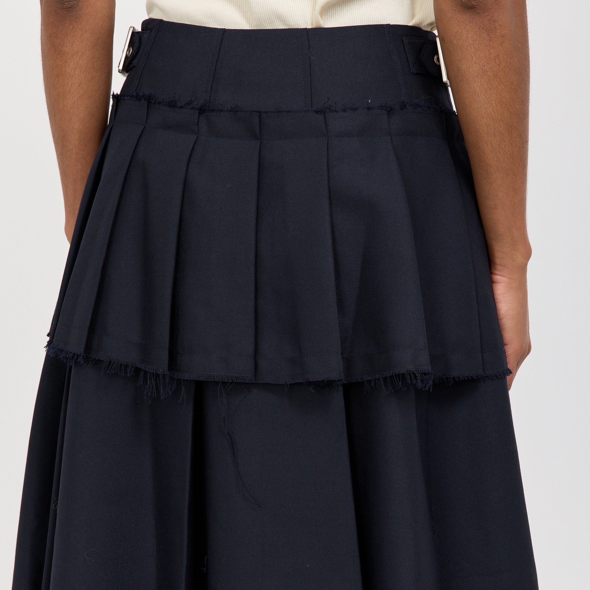Pleated Skirt Midnight Blue - Image 6