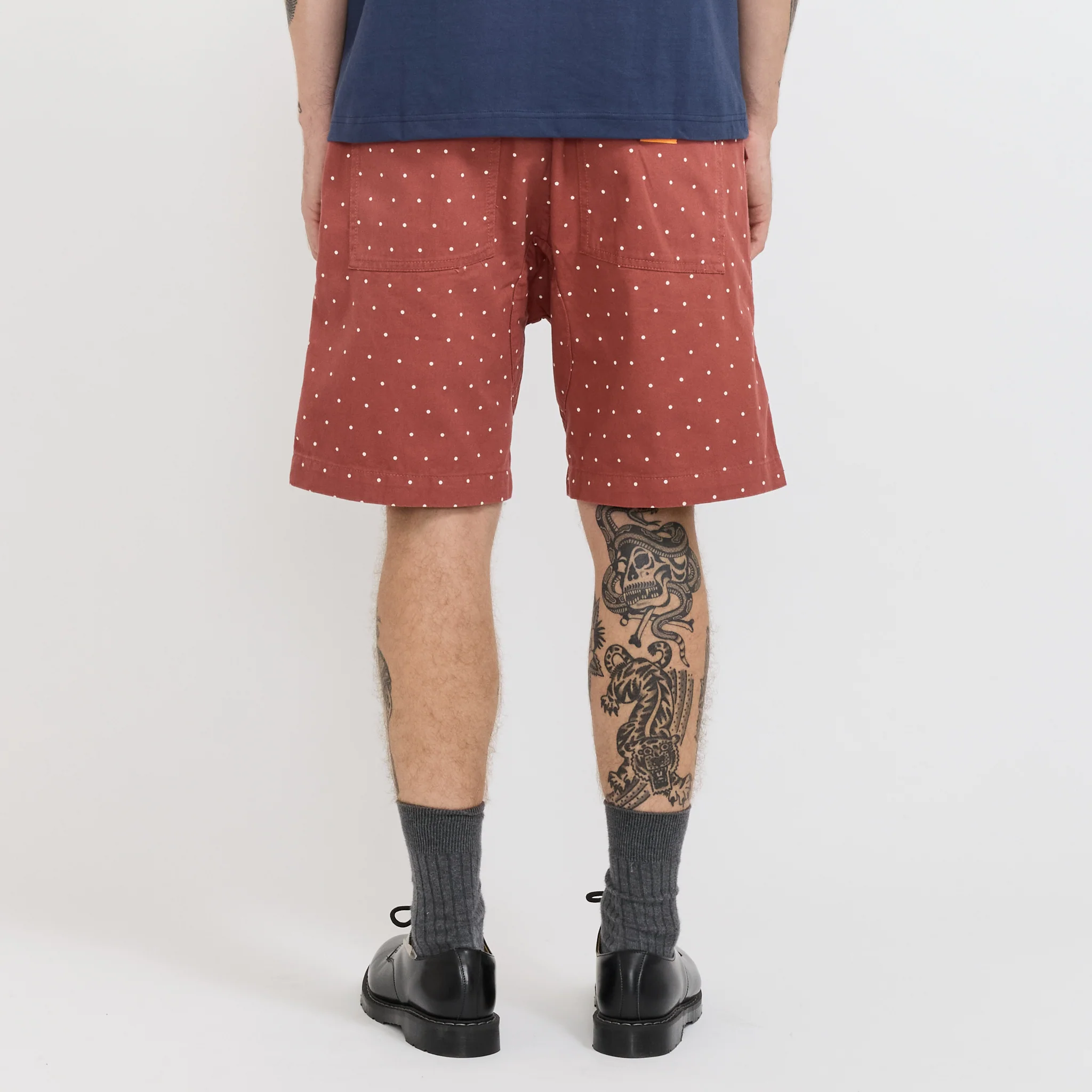 Polka Dot Chef Shorts Clay - Image 4