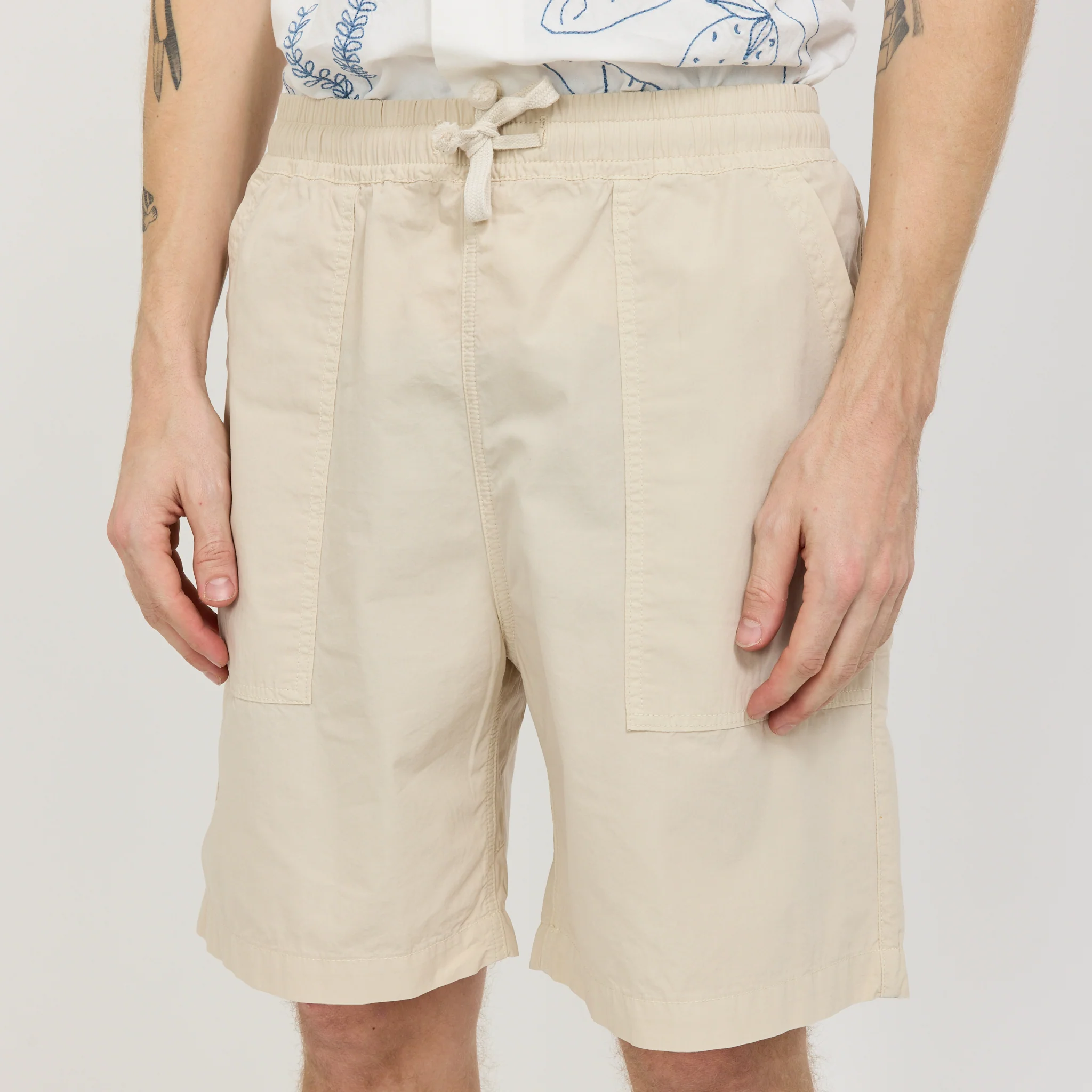 Poplin Chef Shorts White Oak - Image 5