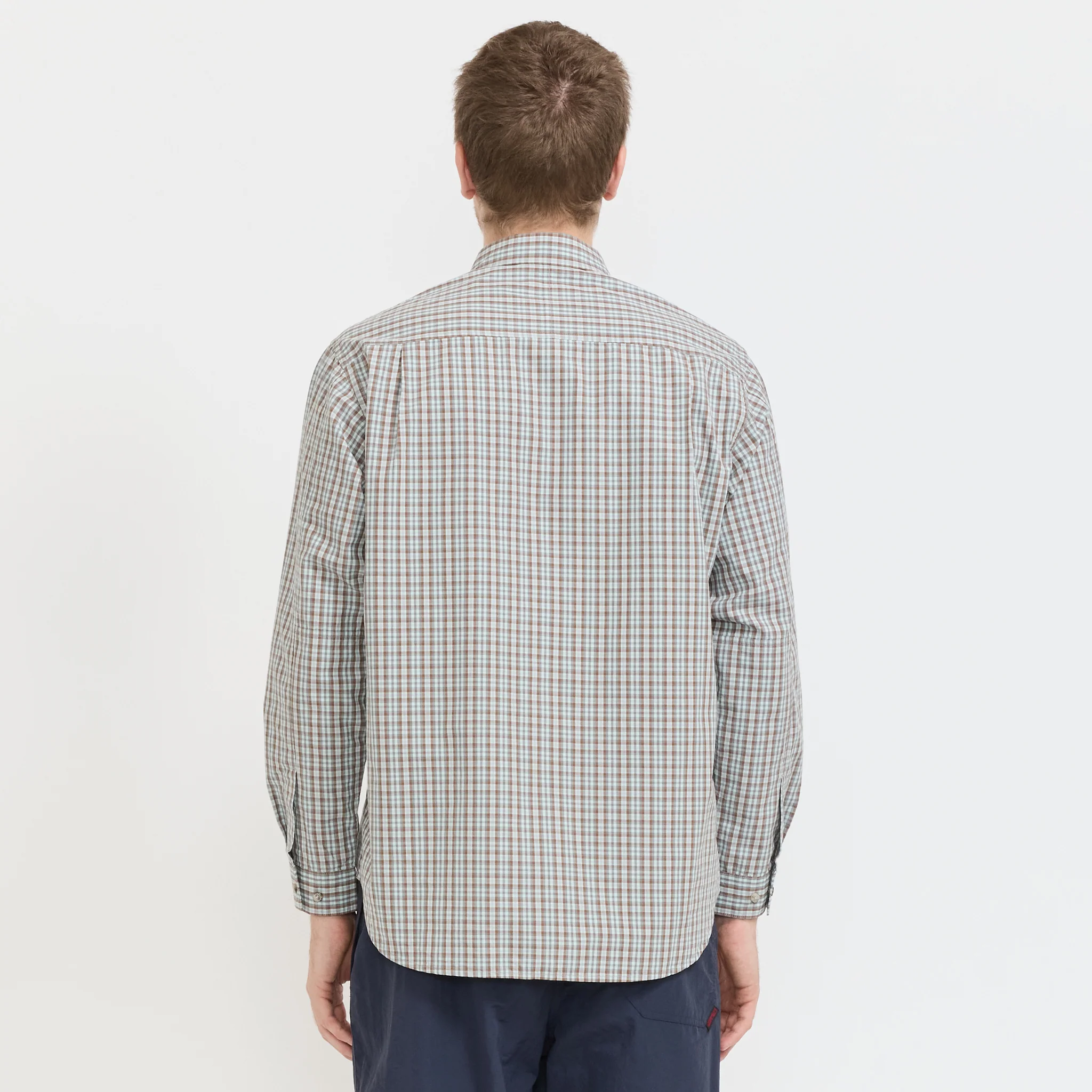 Poplin Millwood Shirt Brown - Image 4
