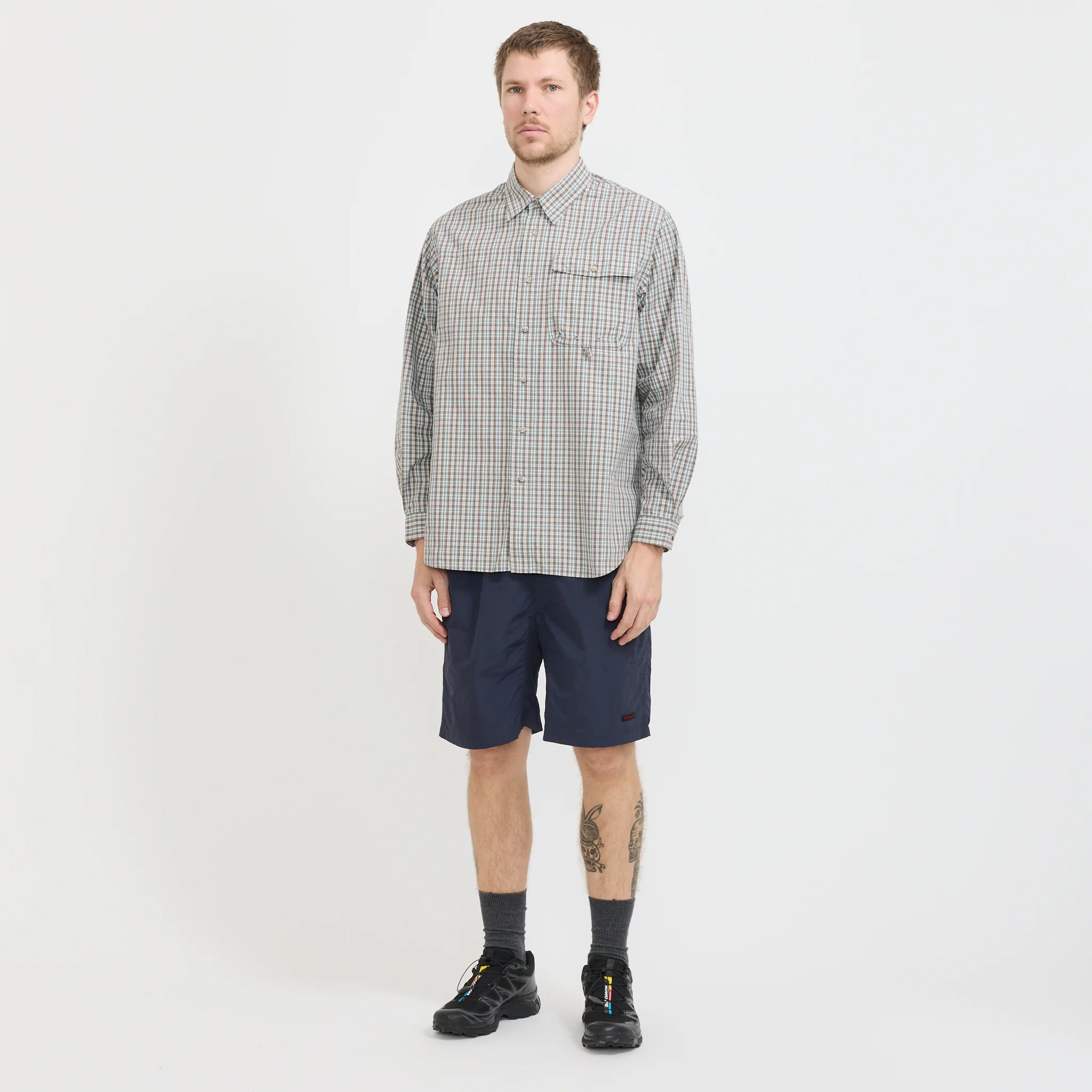 Poplin Millwood Shirt Brown - Image 8