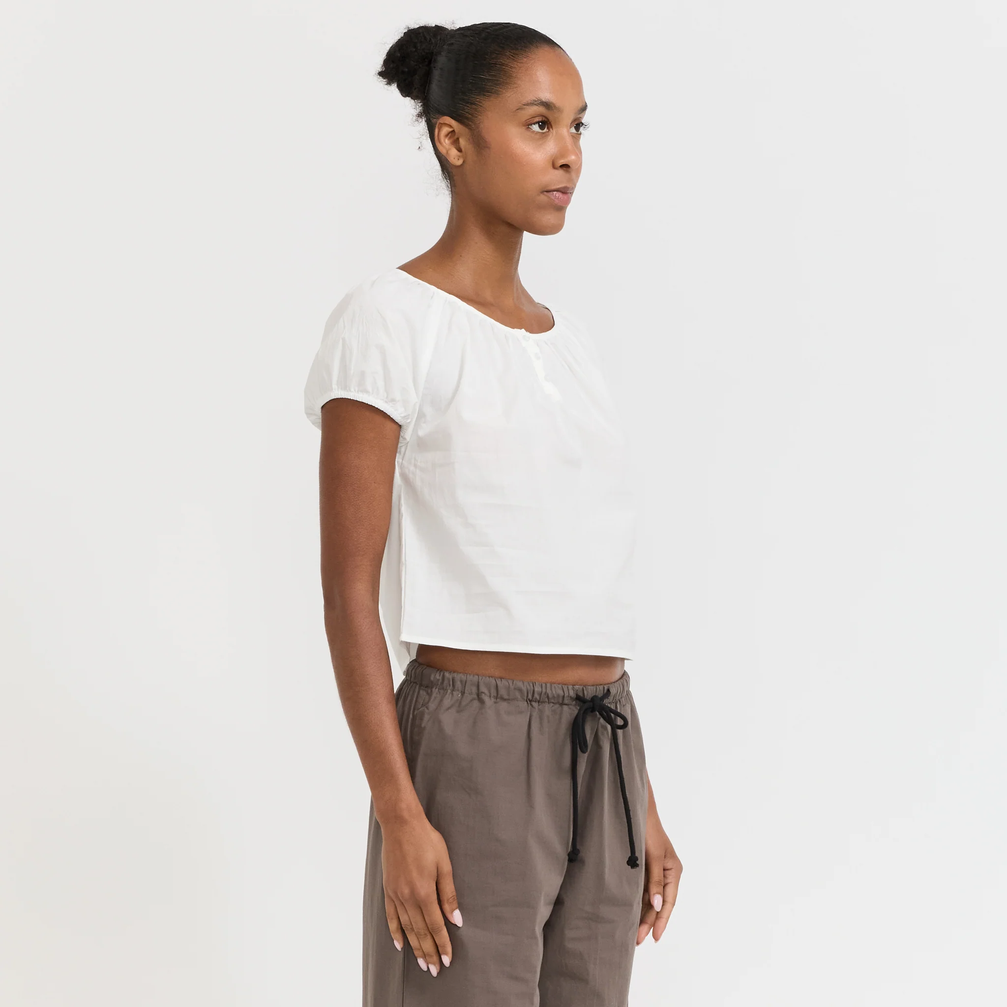 Poplin T-Shirt White - Image 3