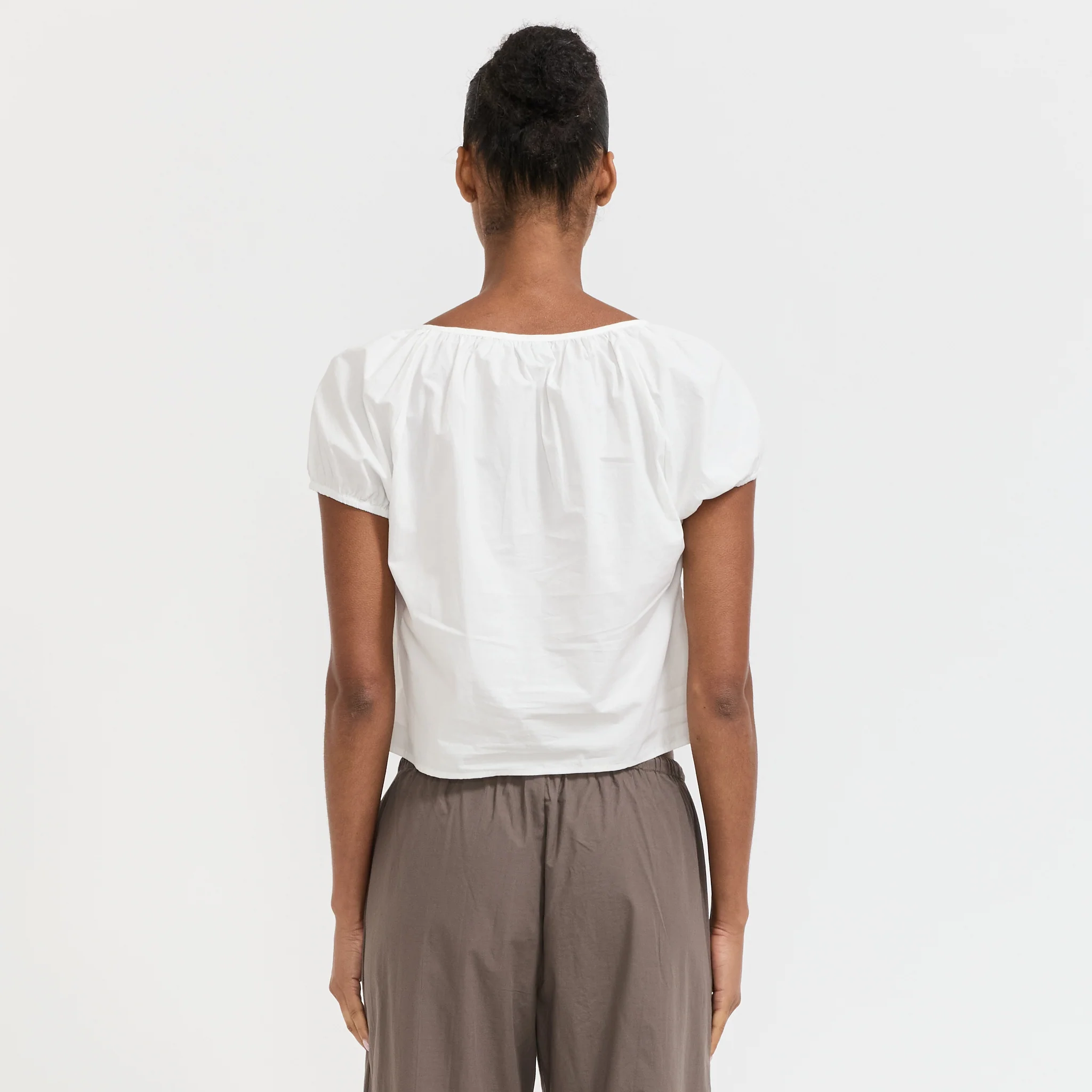 Poplin T-Shirt White - Image 4