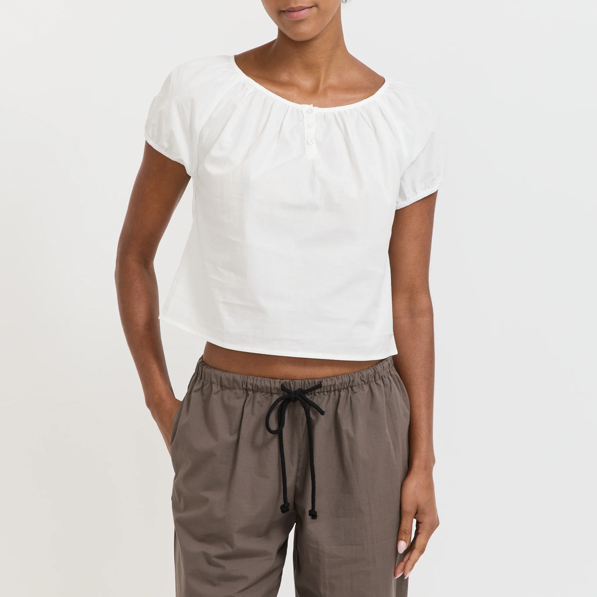 Poplin T-Shirt White - Image 5
