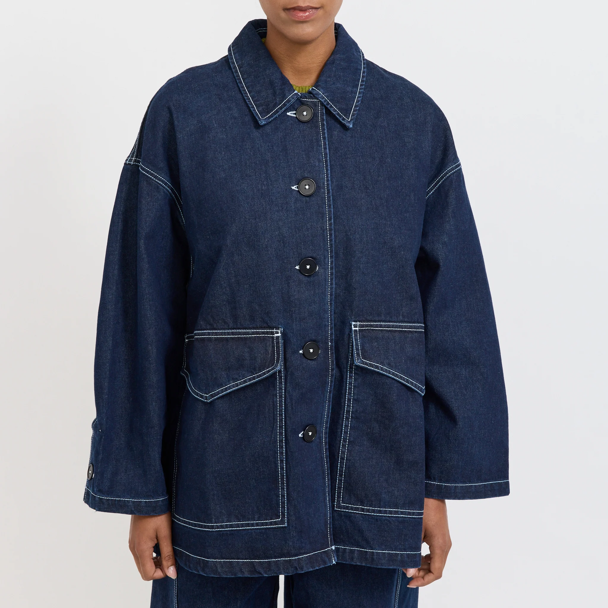 Portrait Jacket Indigo Denim - Image 5