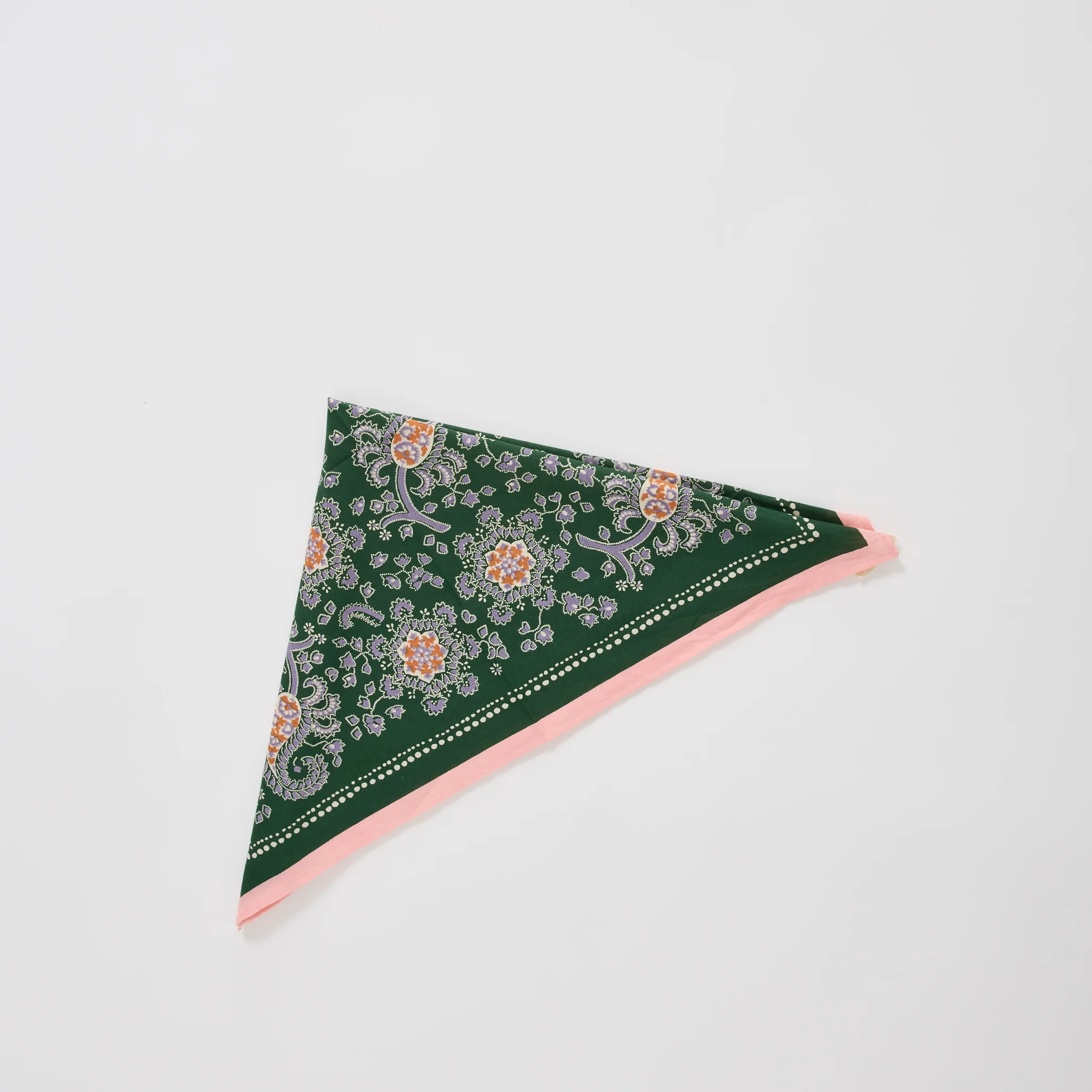 Provencal Paisley Print Bandana Croft Green - Image 2