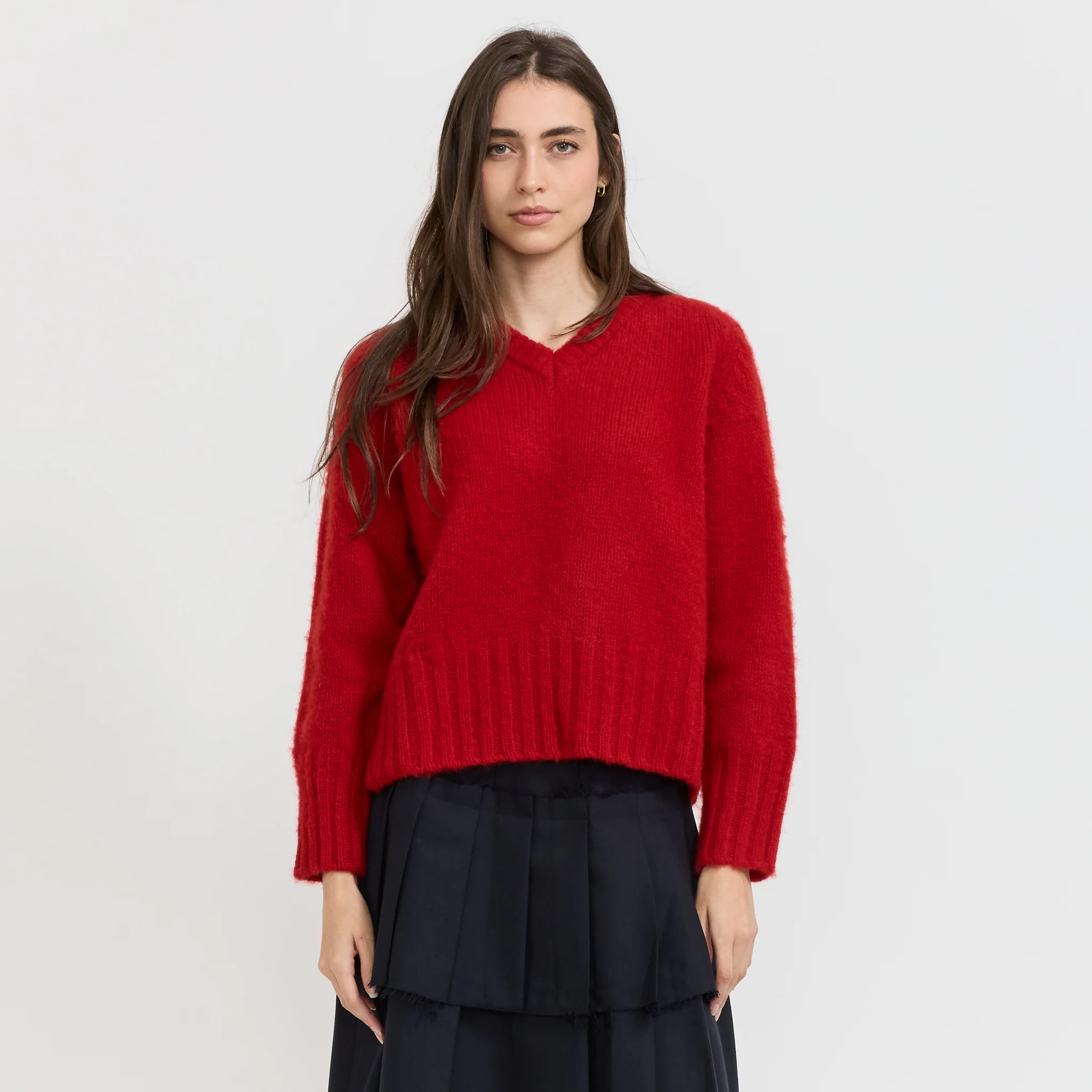Queen Of The Night Pullover Flaming Red