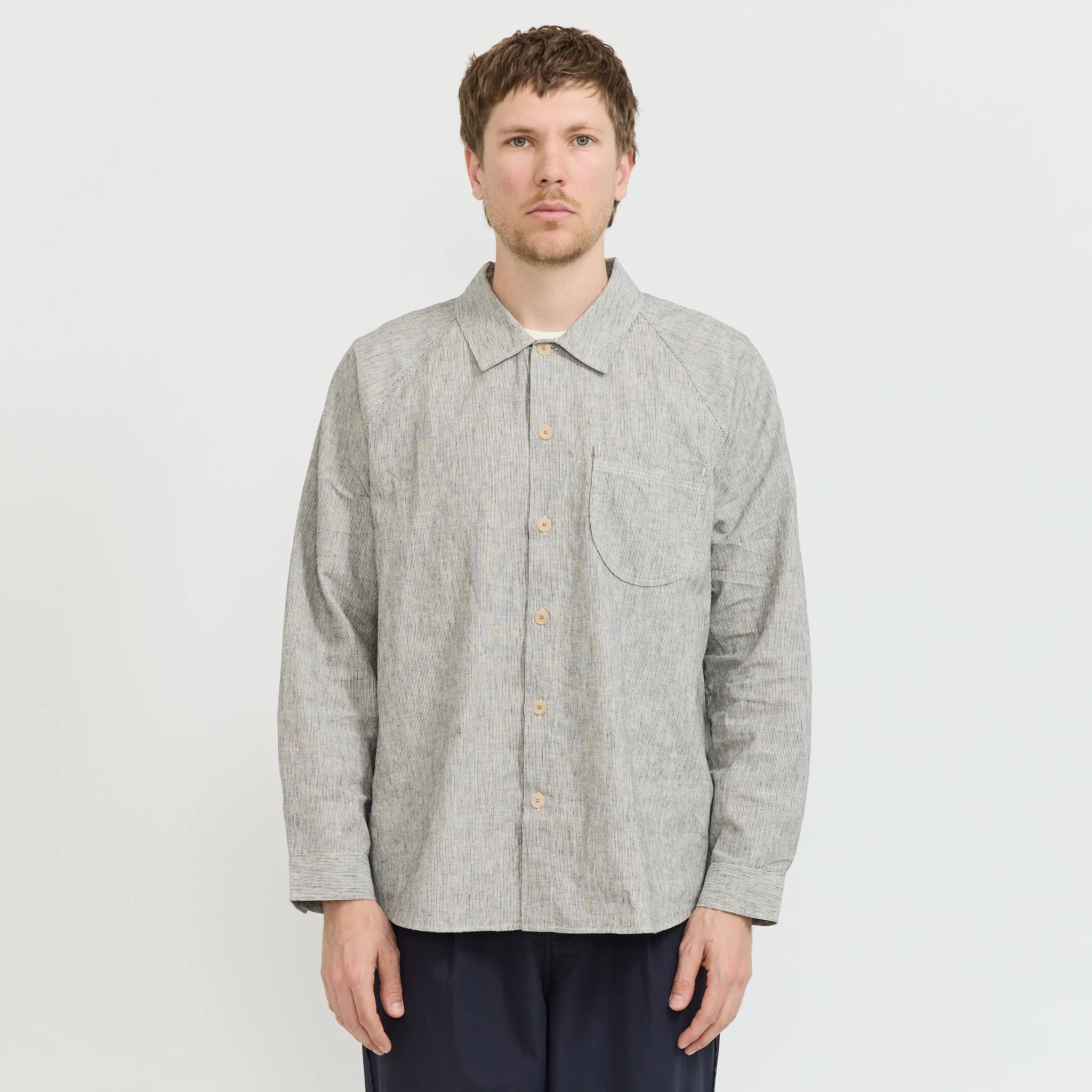 Raglan Shirt Black Microstripe - Image 7