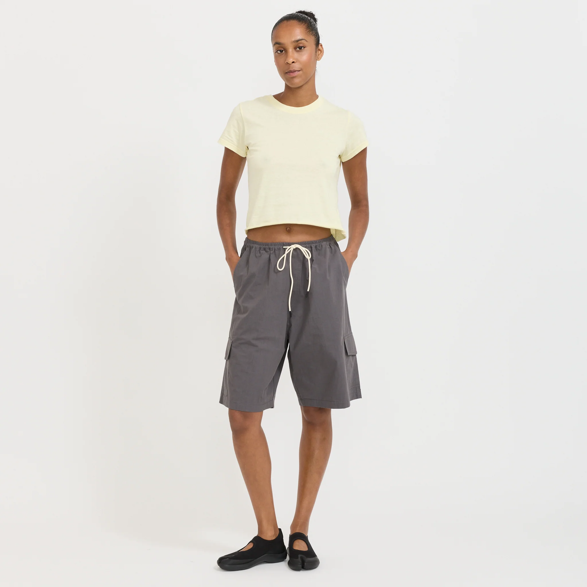 Raw Edge Baby T-Shirt Lemon Sorbet - Image 2