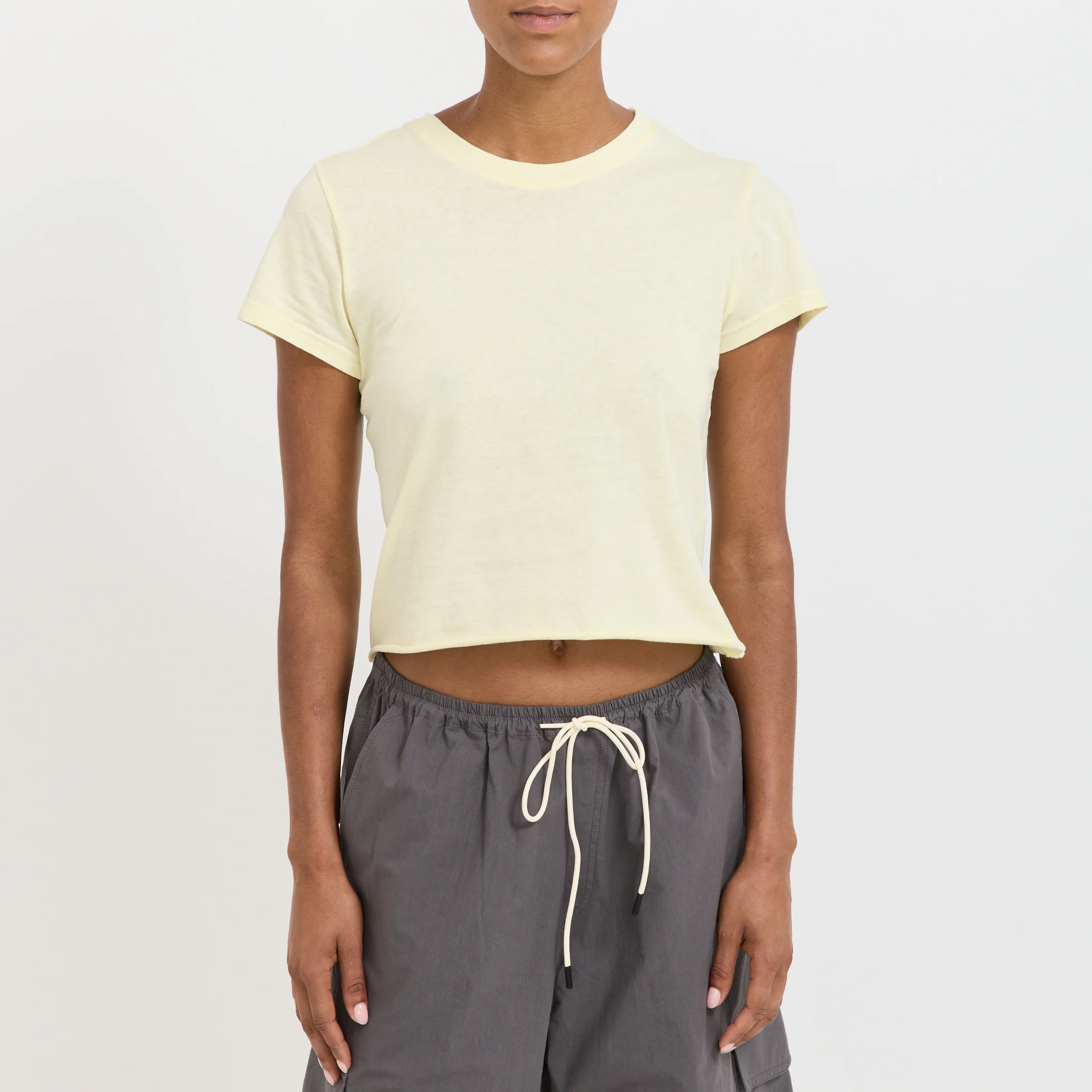 Raw Edge Baby T-Shirt Lemon Sorbet - Image 5