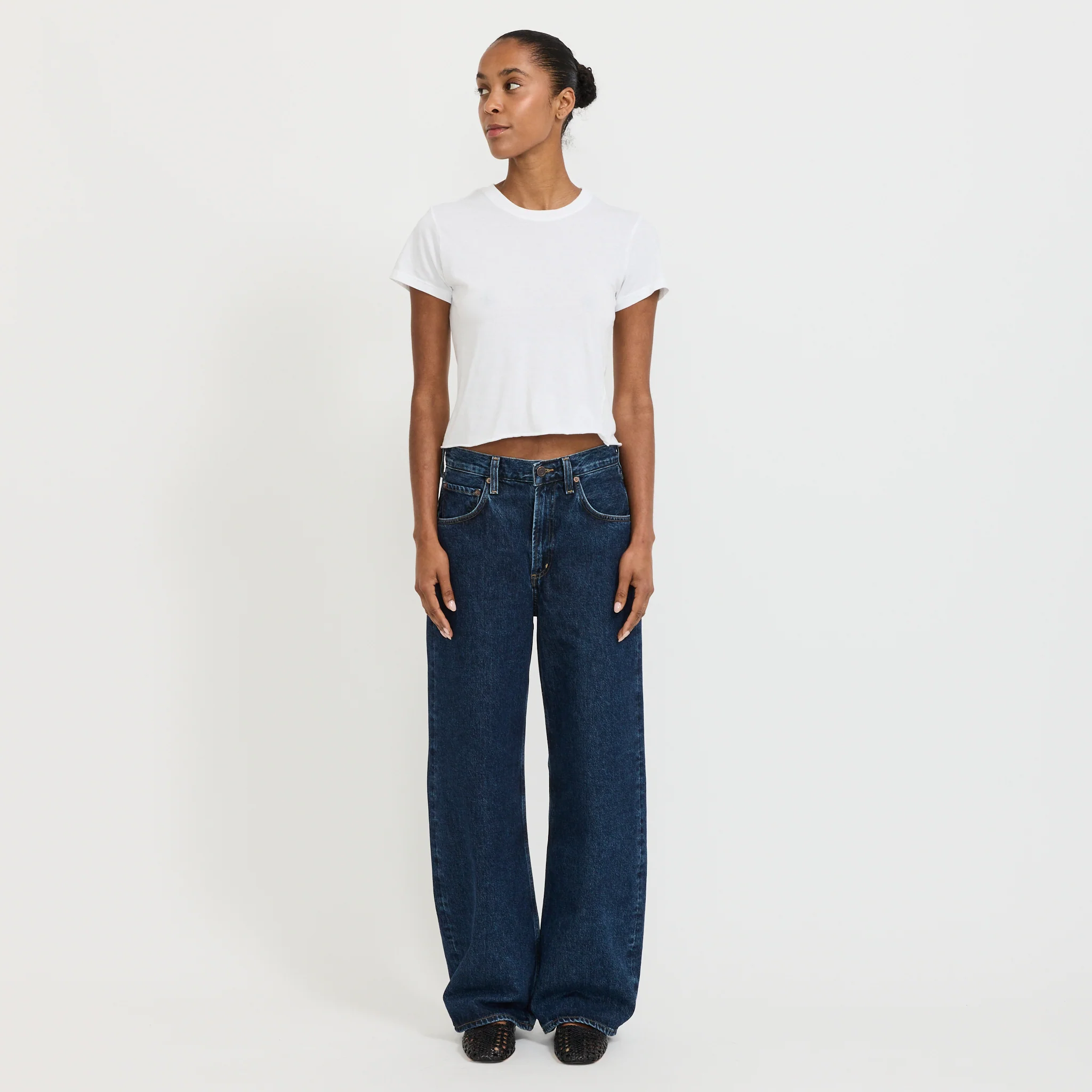 Raw Edge Baby T-Shirt White - Image 6