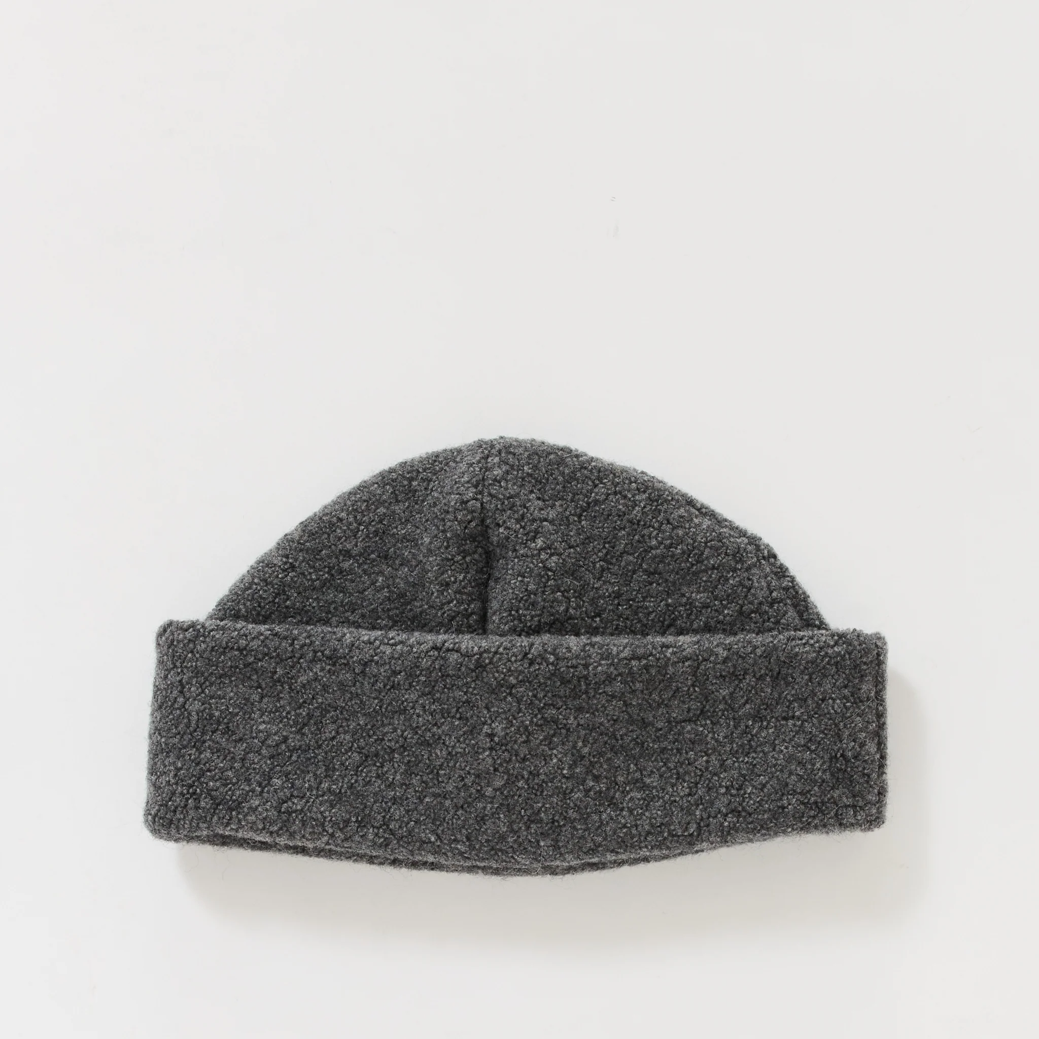 Recycled Wool Watch Cap Grey