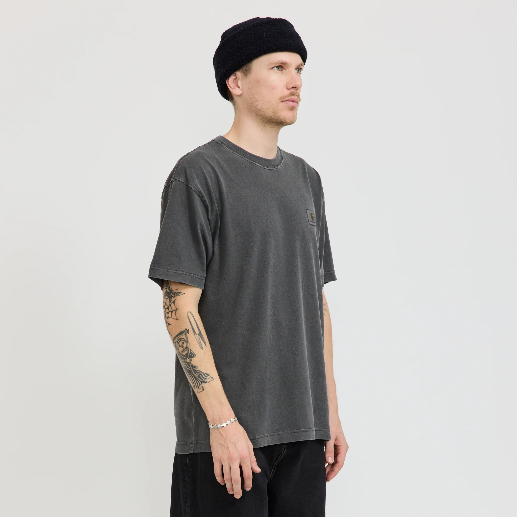 Recycled Wool Watch Cap Navy - Image 5