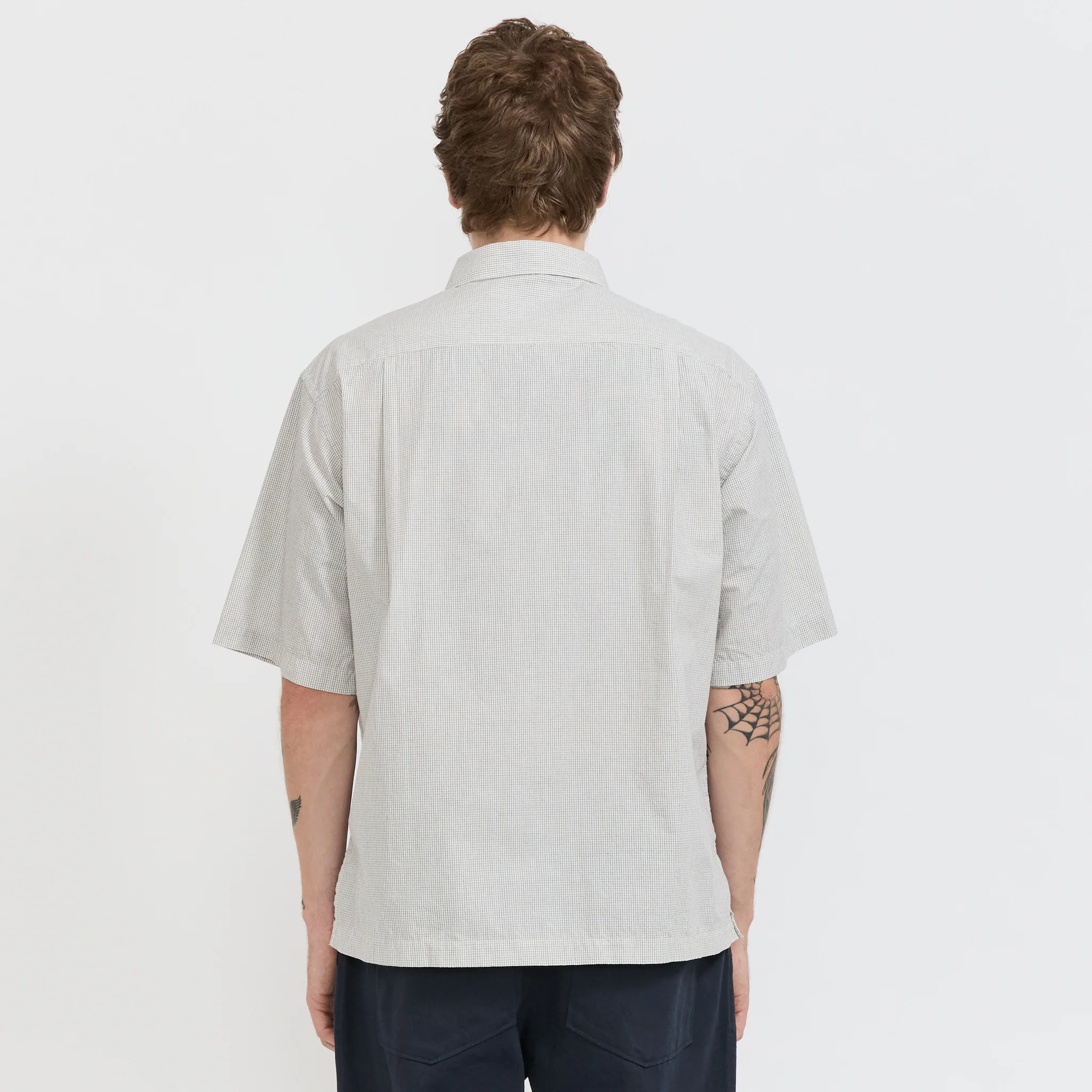 Regular Collar S/S Shirt Natural - Image 4