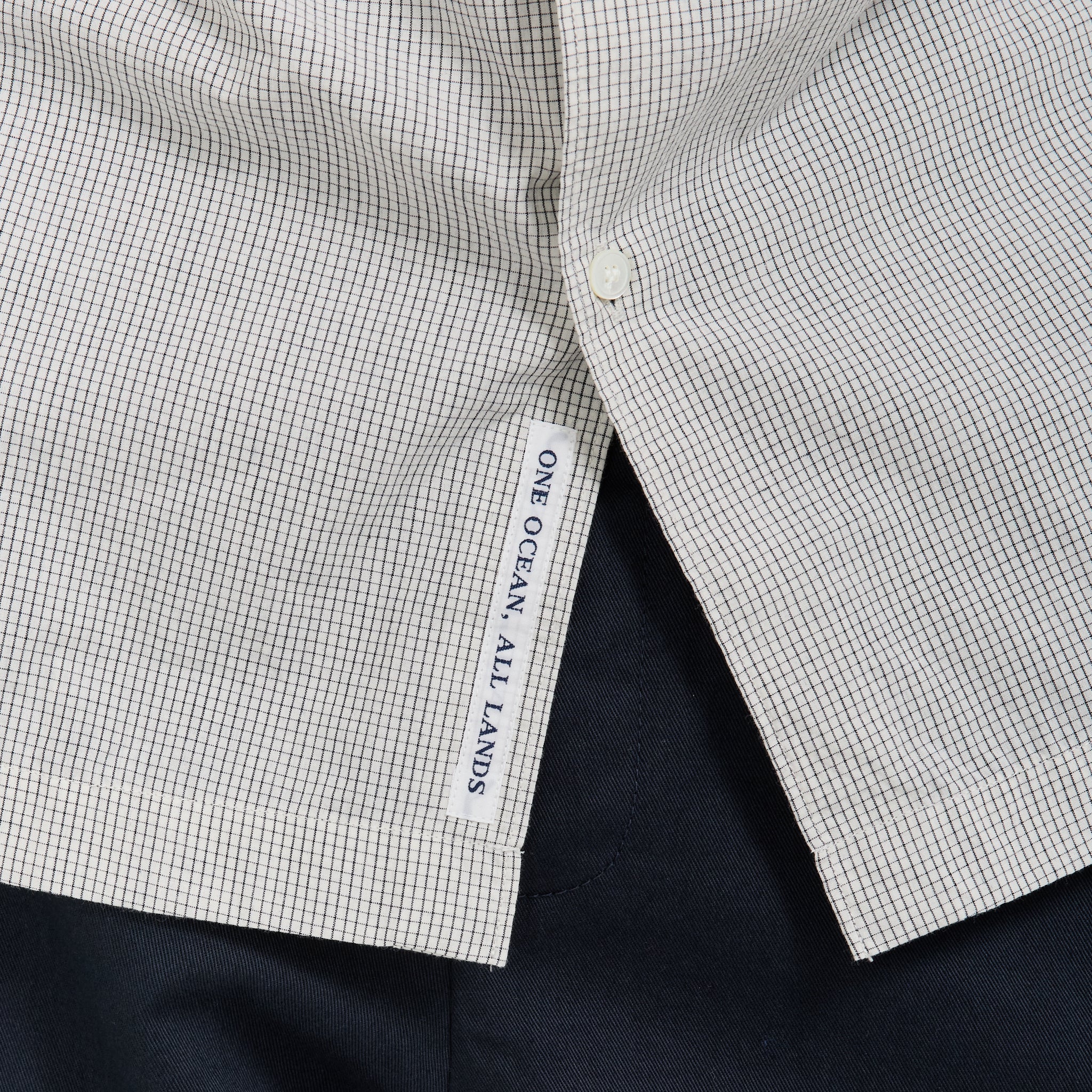 Regular Collar S/S Shirt Natural - Image 6