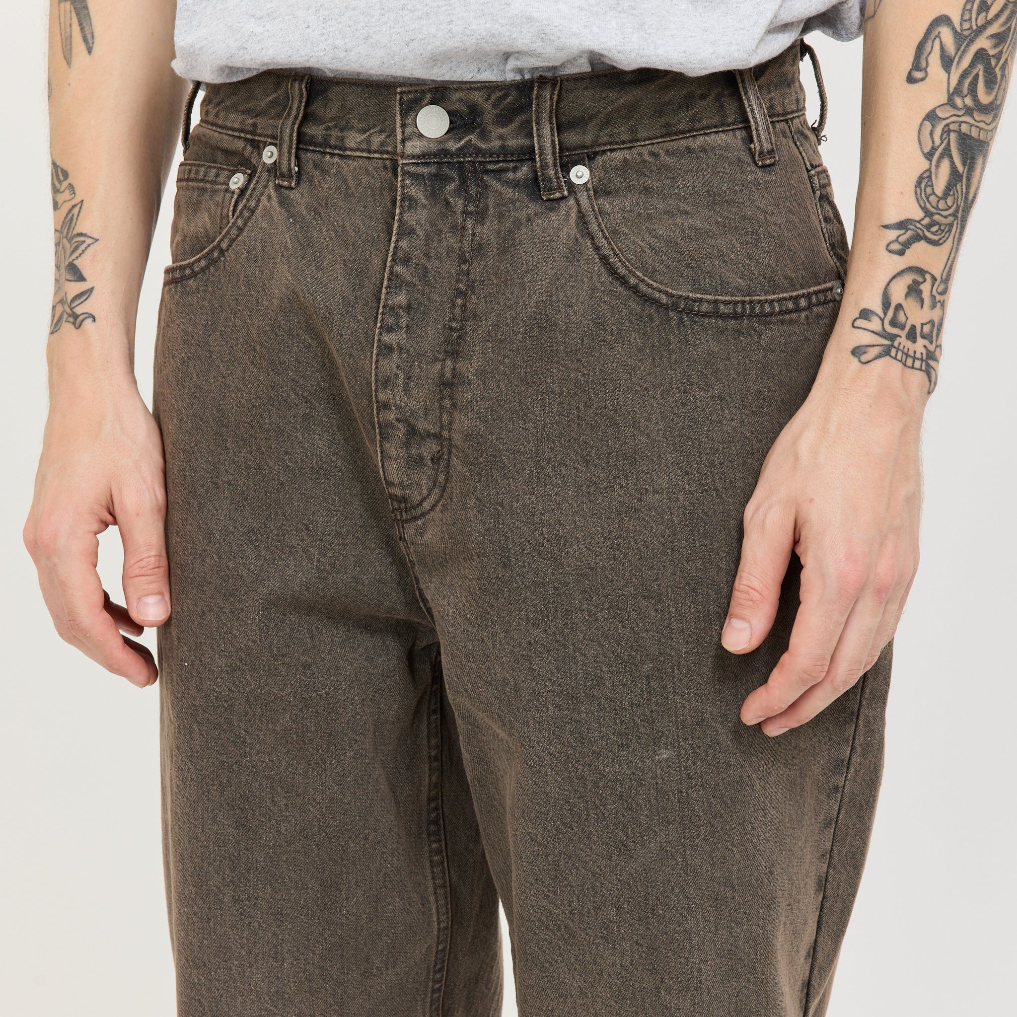 Relaxed Jeans Brown - Image 5