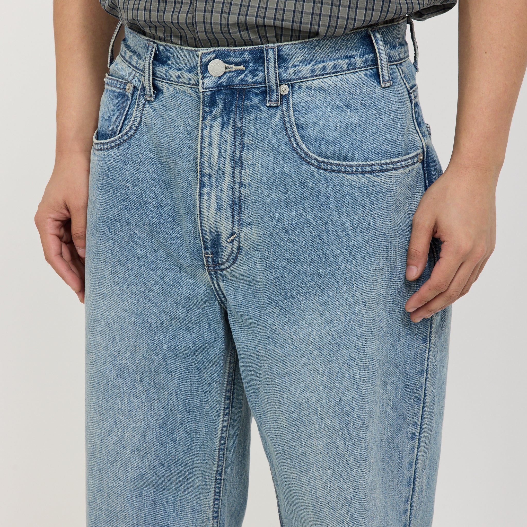 Relaxed Jeans Washed Blue - Image 5