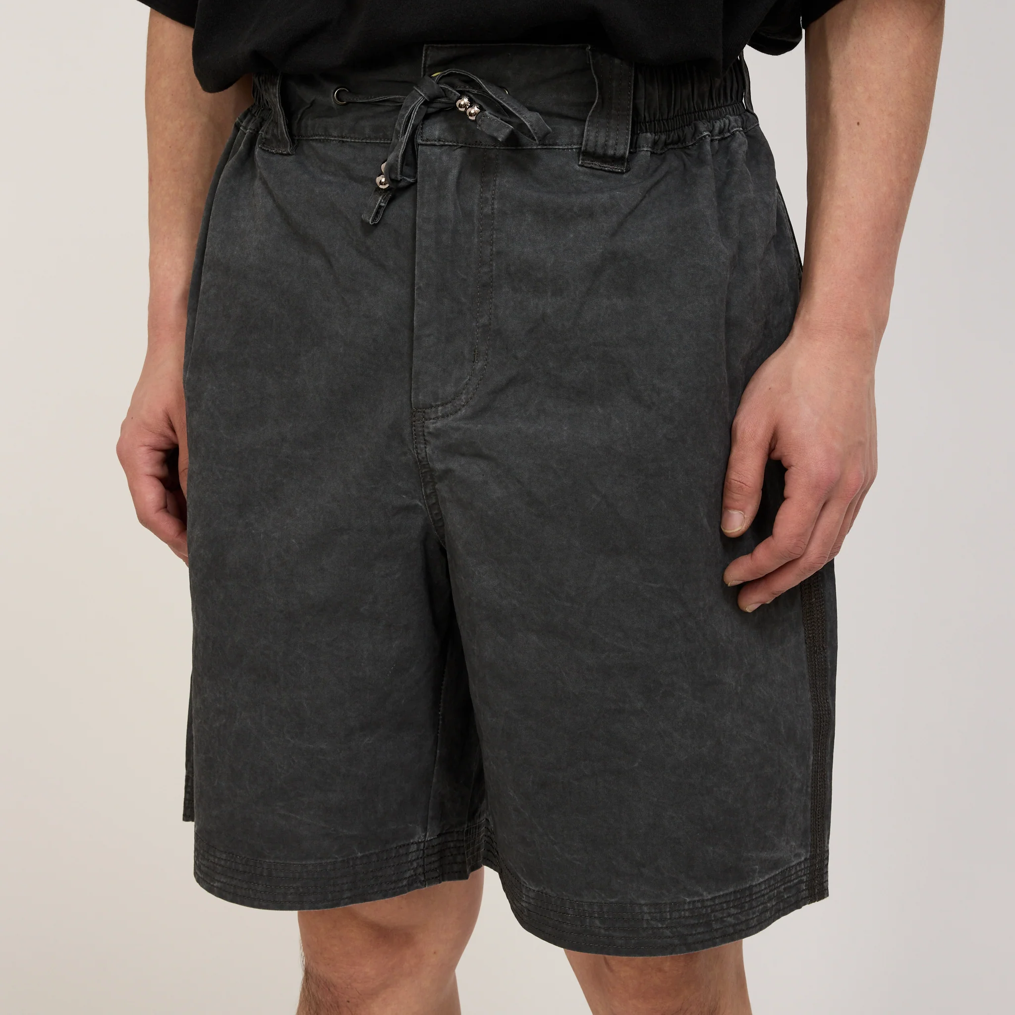 Relaxed Short Washed Charcoal - Image 5