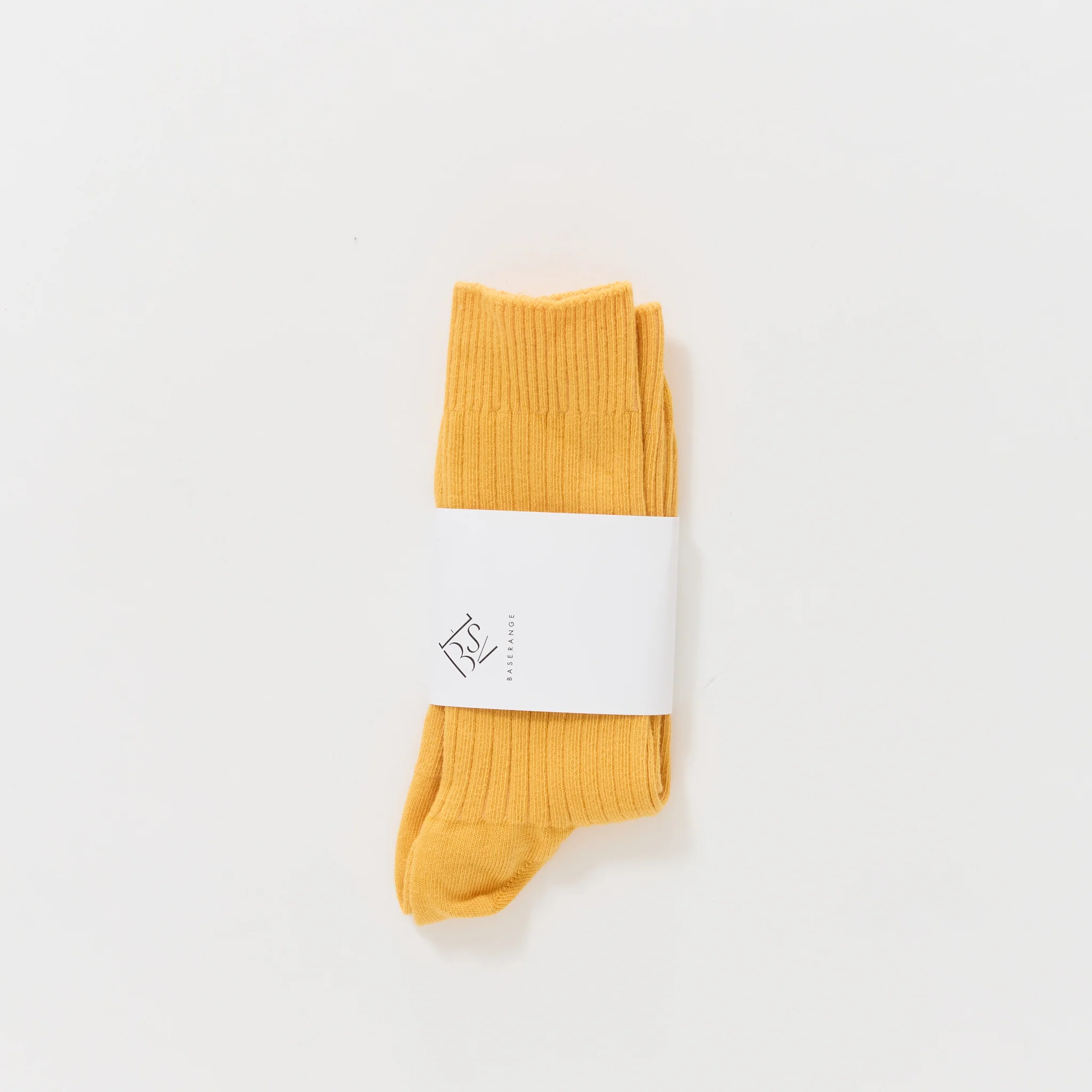 Rib Overankle Socks Dacty Yellow - Image 2