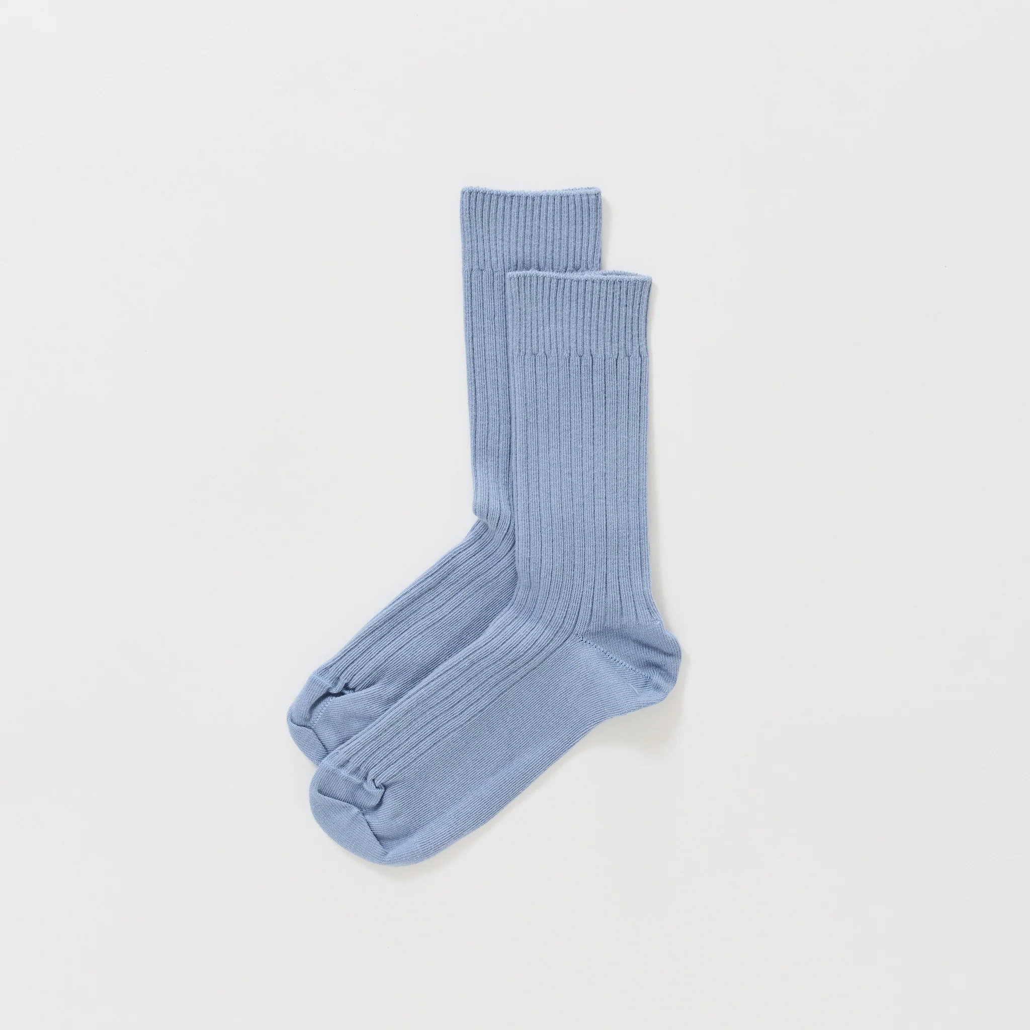 Rib Overankle Socks Korai Blue
