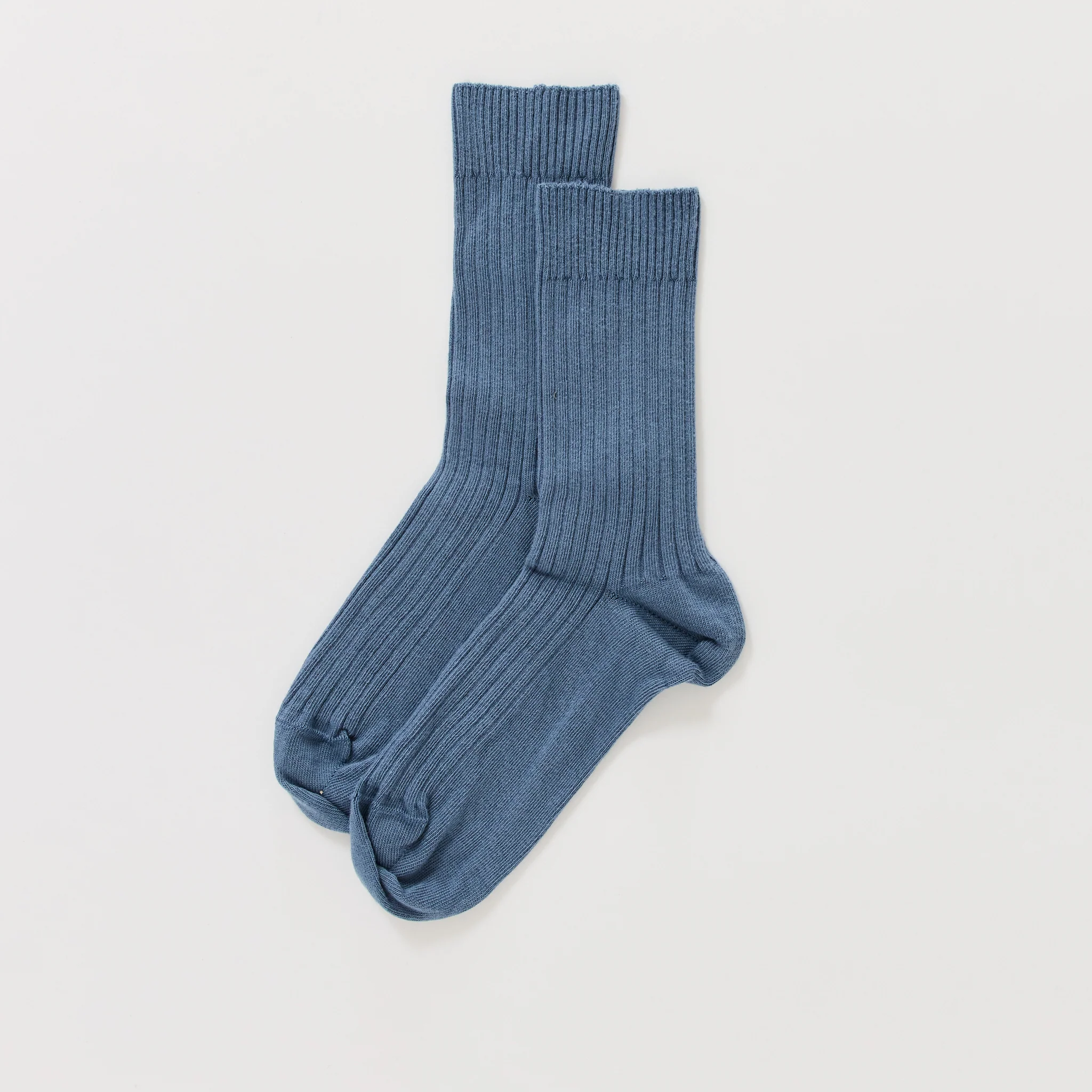 Rib Overankle Socks Limbus Blue