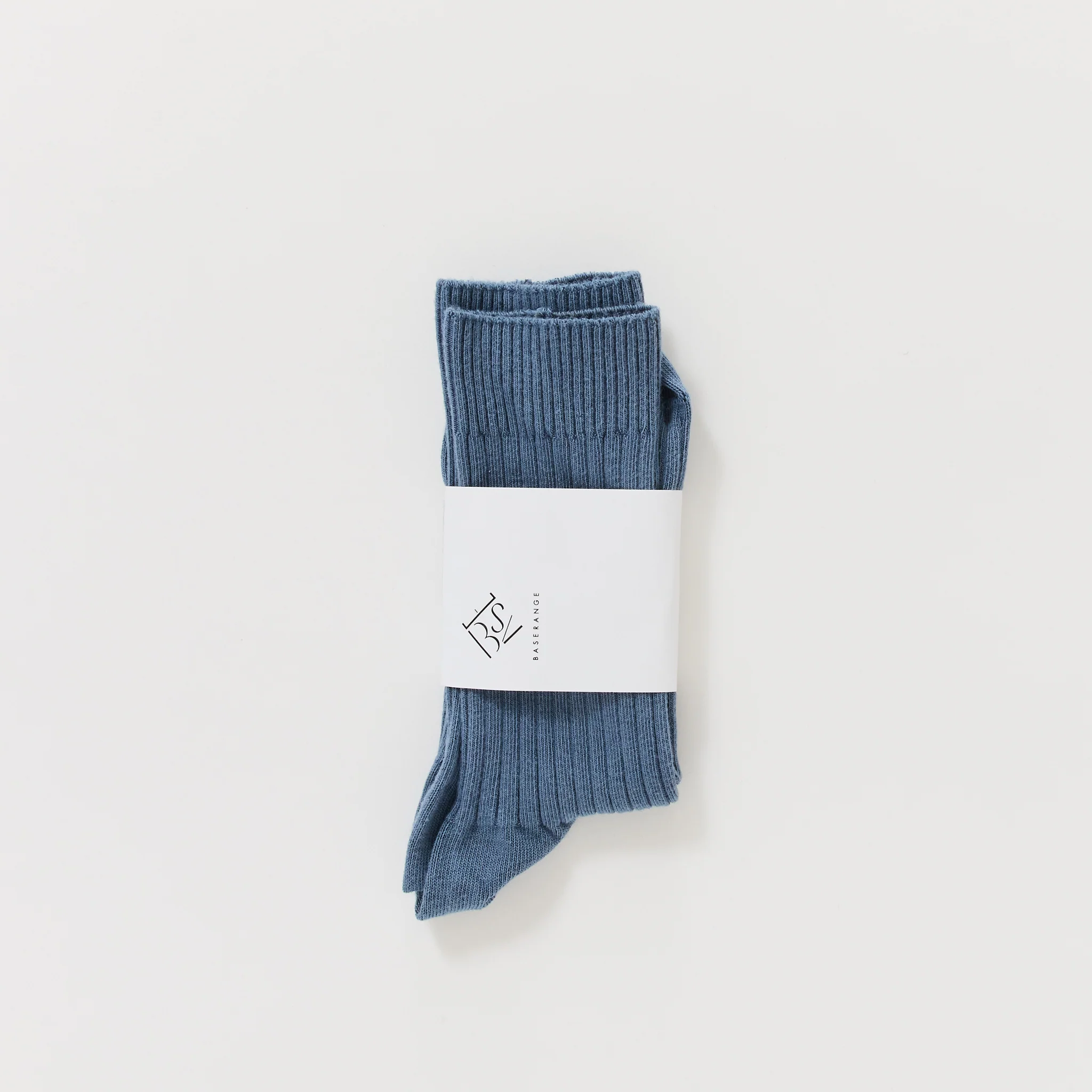 Rib Overankle Socks Limbus Blue - Image 2