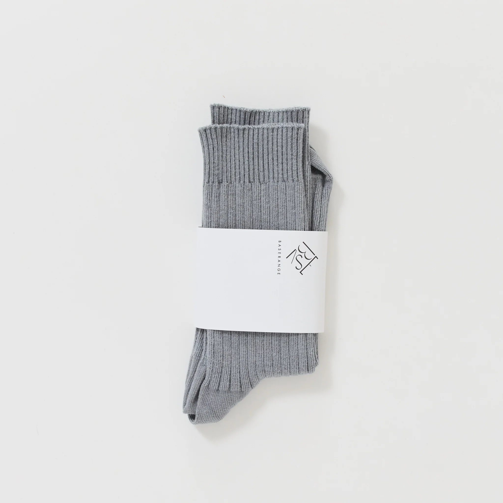 Rib Overankle Socks Sagi Grey - Image 2