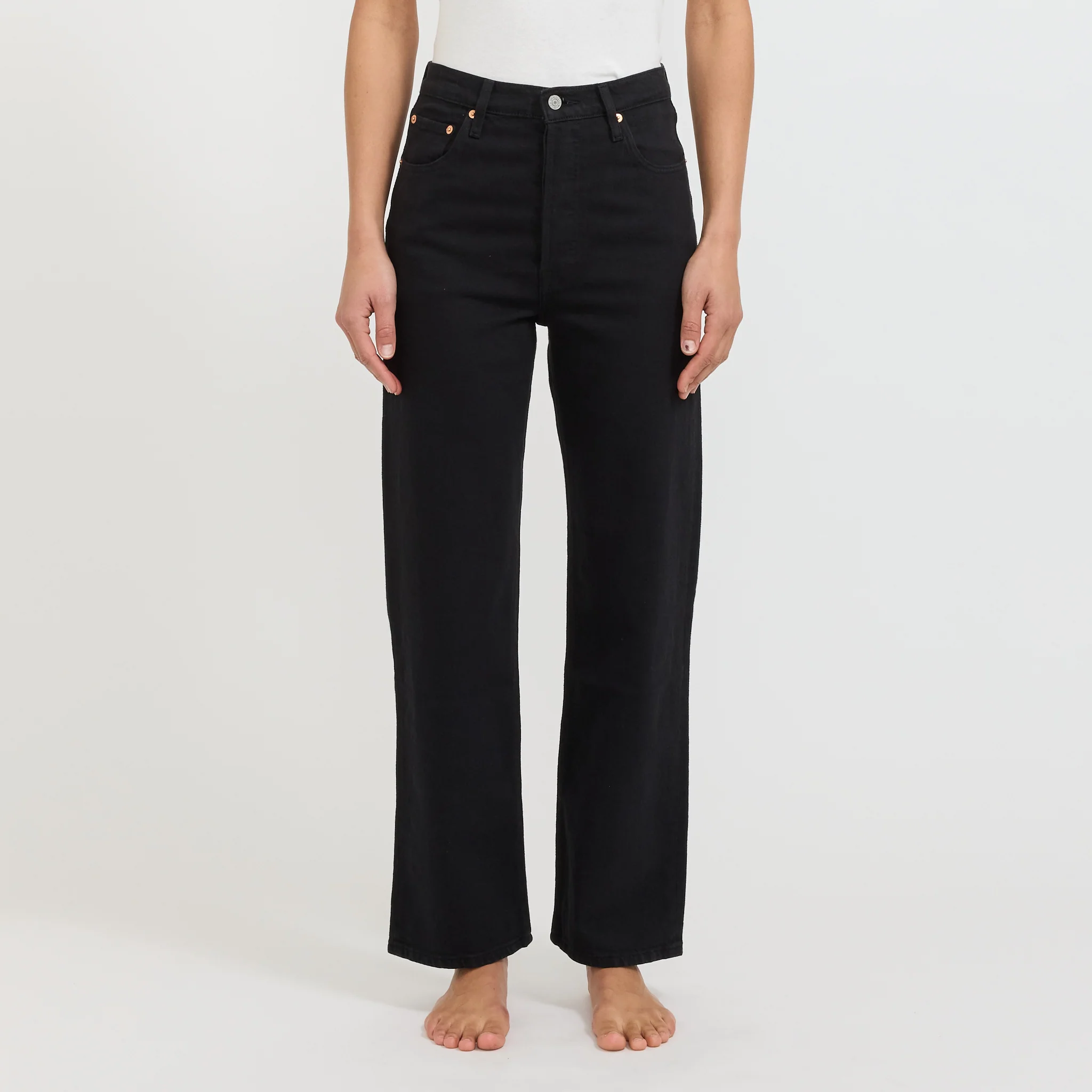 Ribcage Straight Ankle Black Sprout