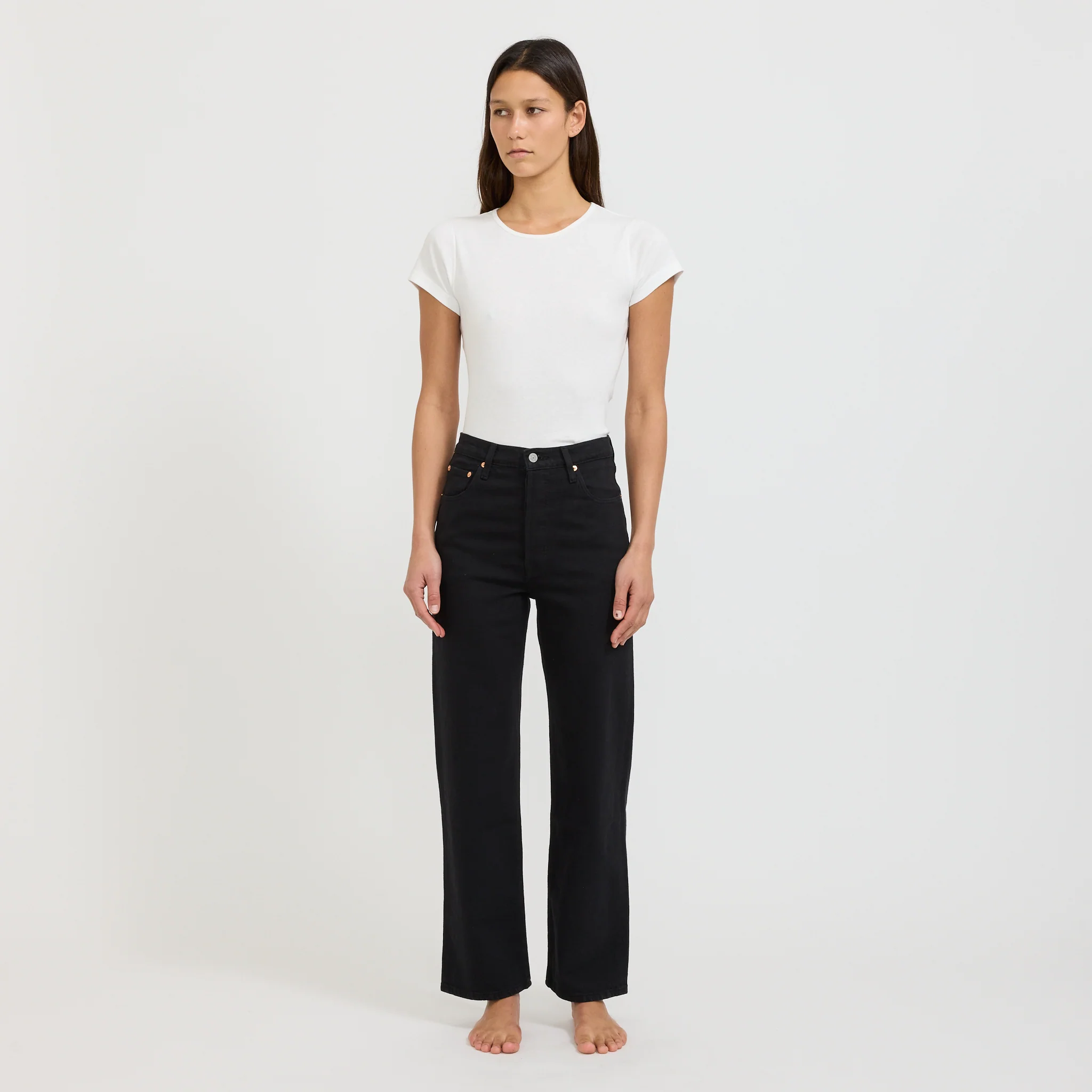 Ribcage Straight Ankle Black Sprout - Image 2