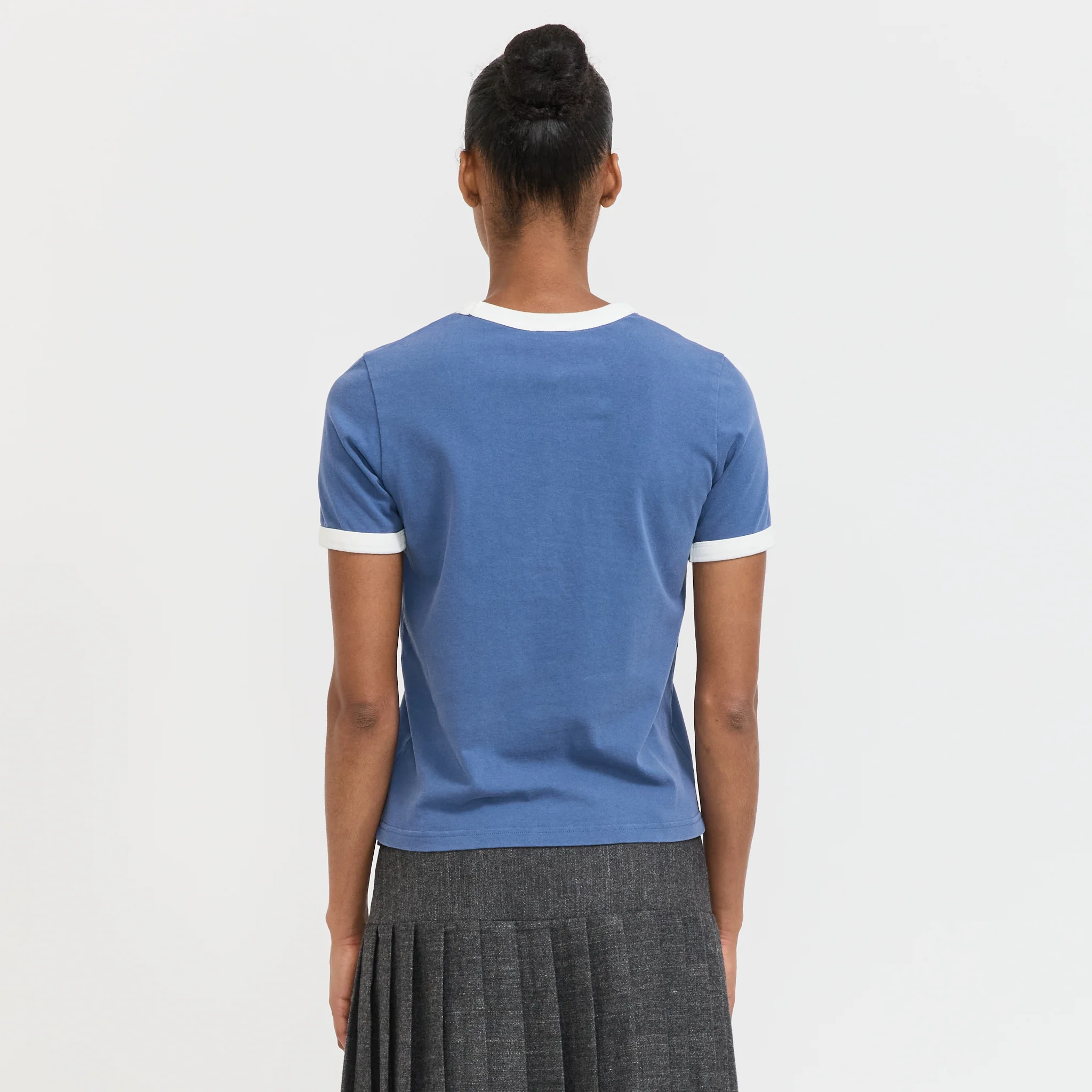 Ringer Tee Blue/White - Image 4