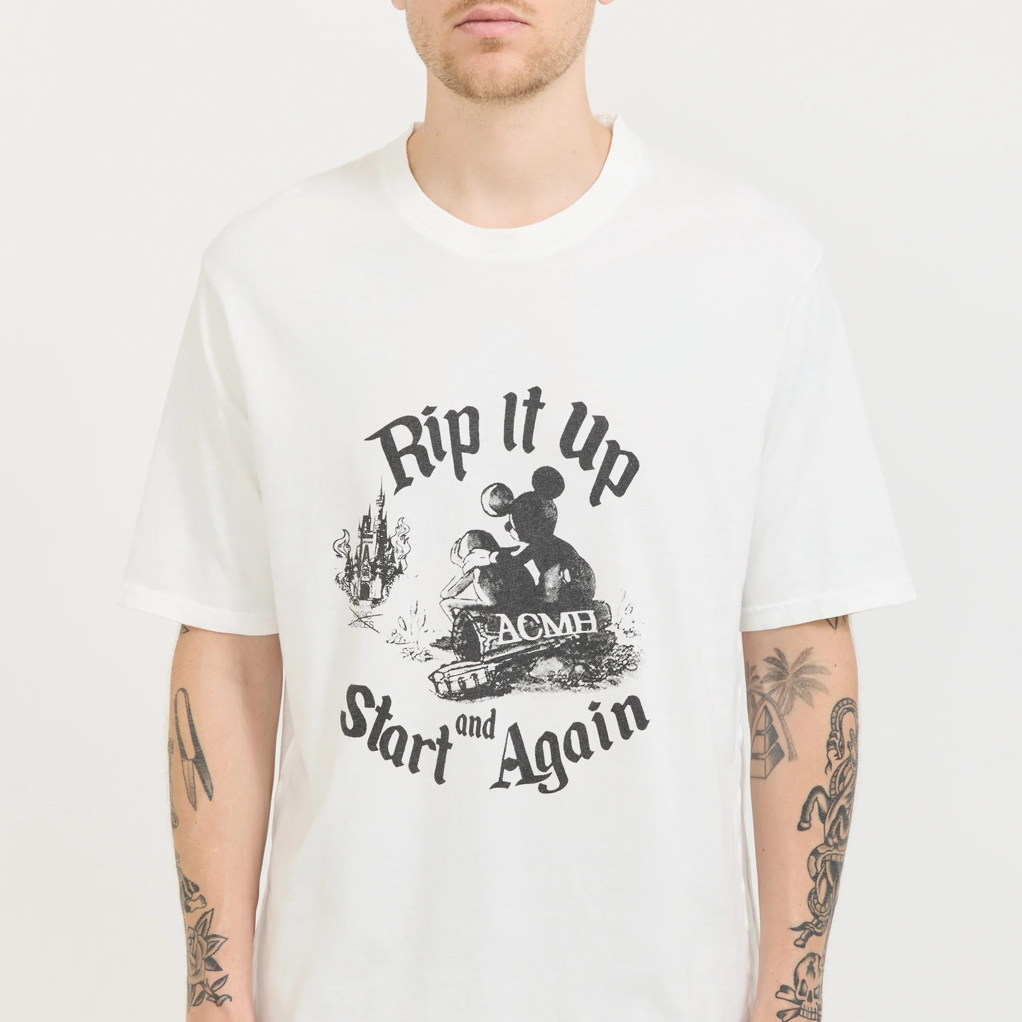 Rip It Up Tee Off White - Image 6