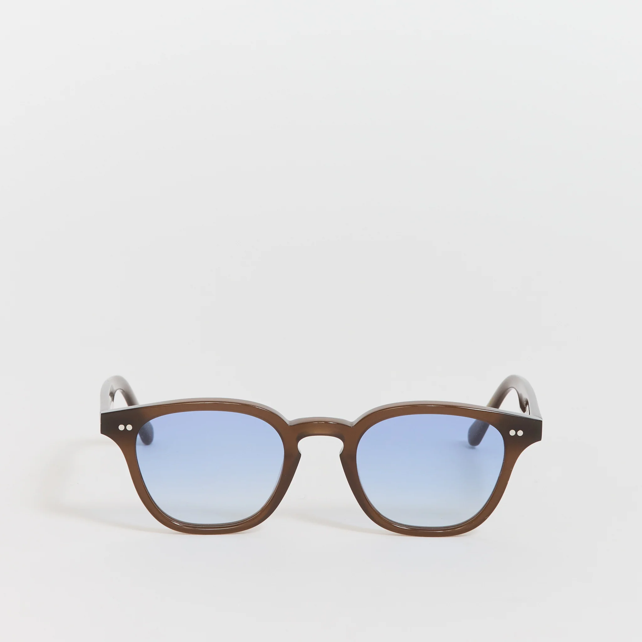 River Chocolate | Blue Gradient Lens