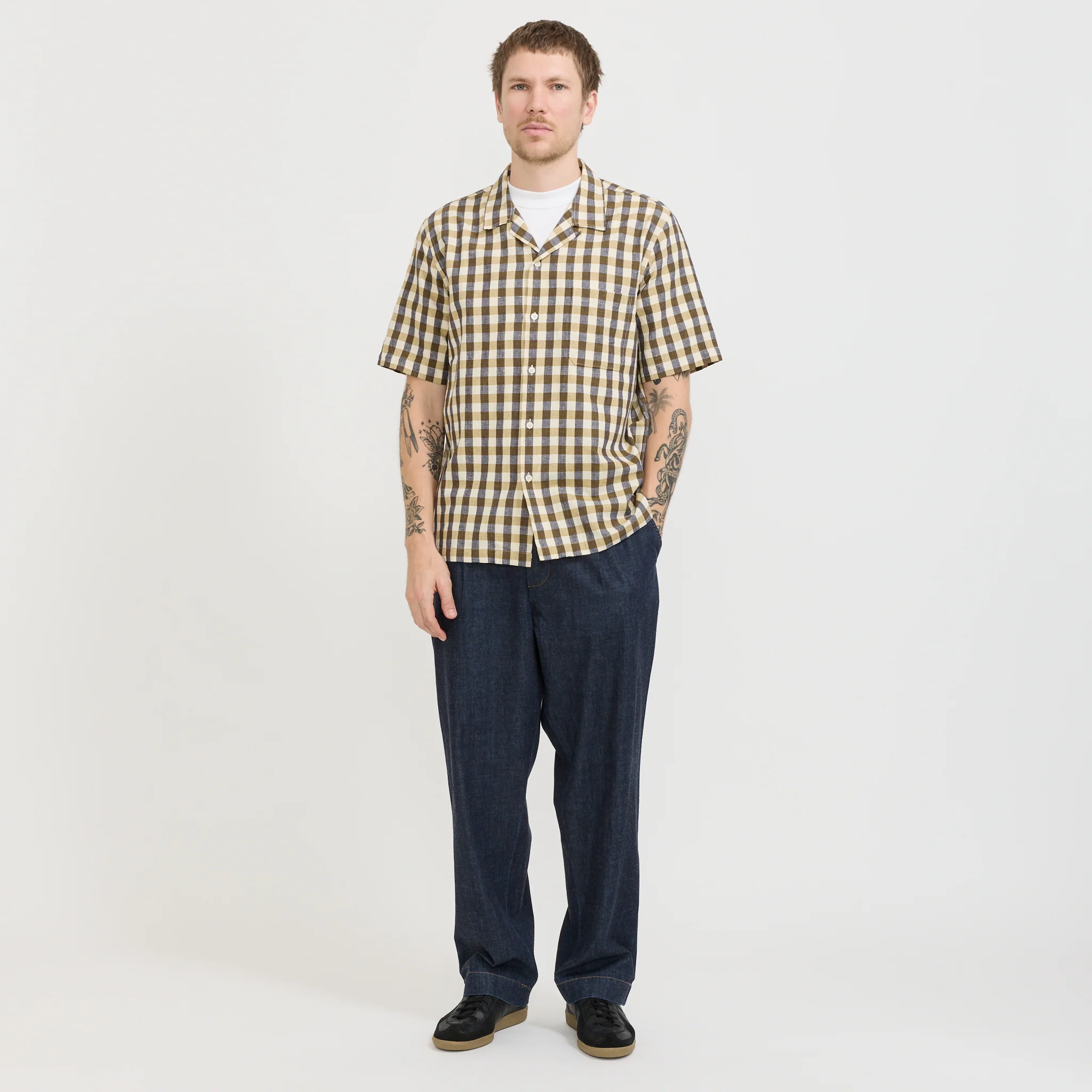 Road Shirt Aberdeen Lincot Olive - Image 2