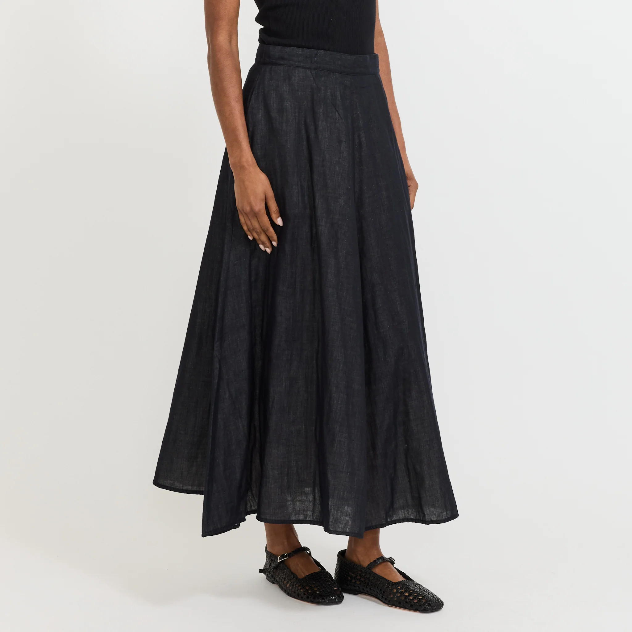 Rotation Skirt Black Ecru - Image 3