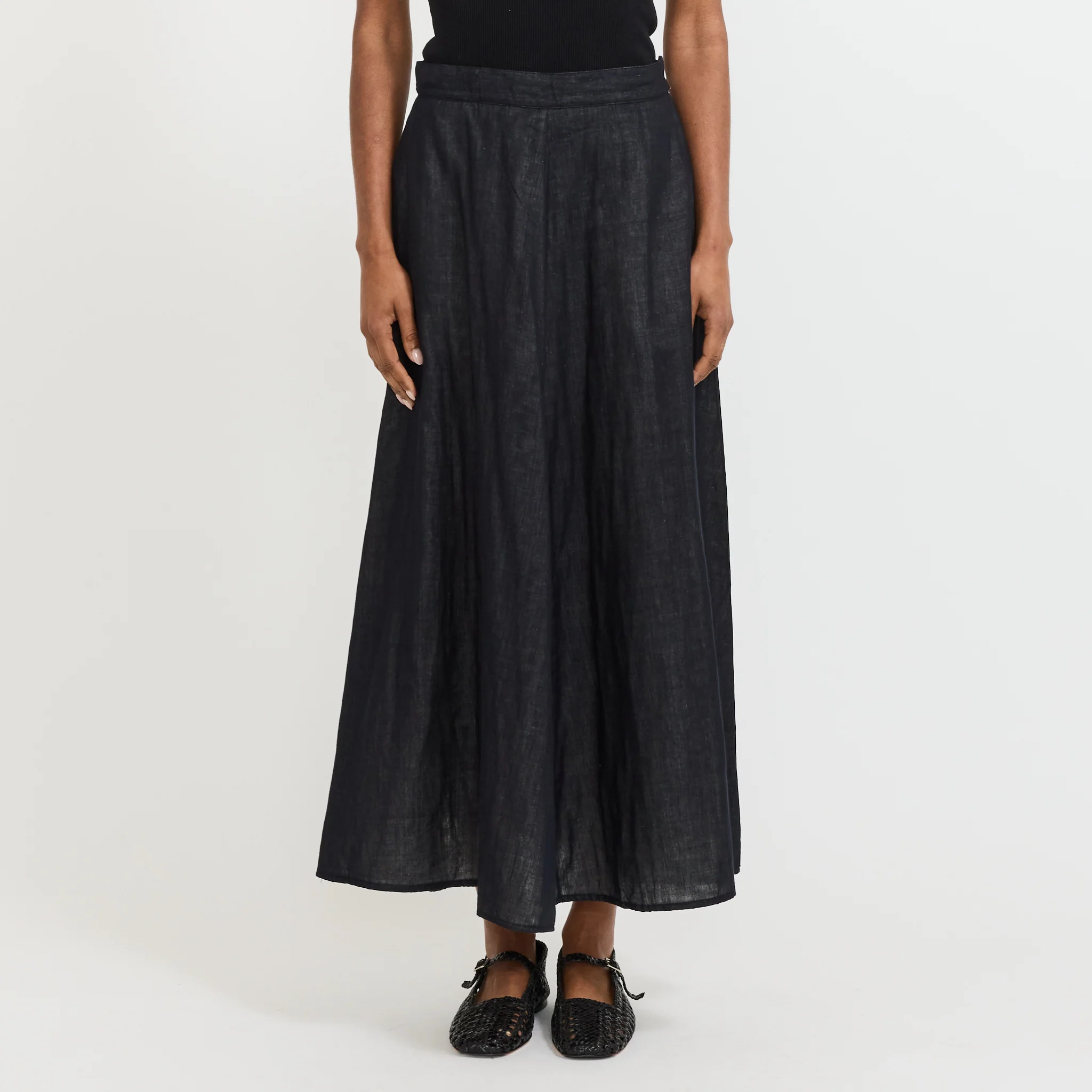 Rotation Skirt Black Ecru - Image 7