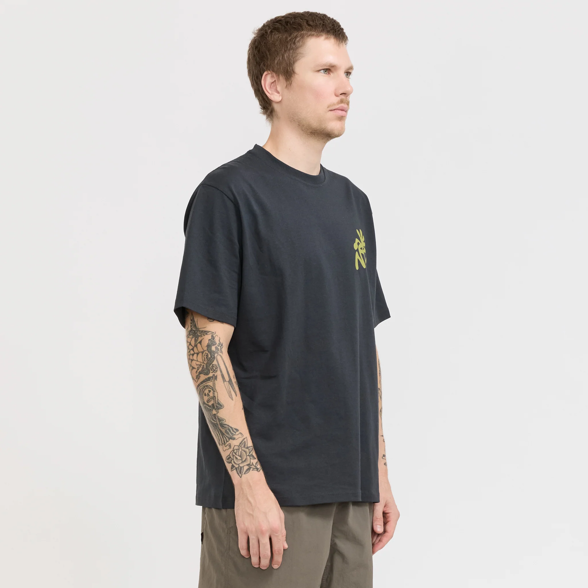 Running Man Tee Vintage Black - Image 3