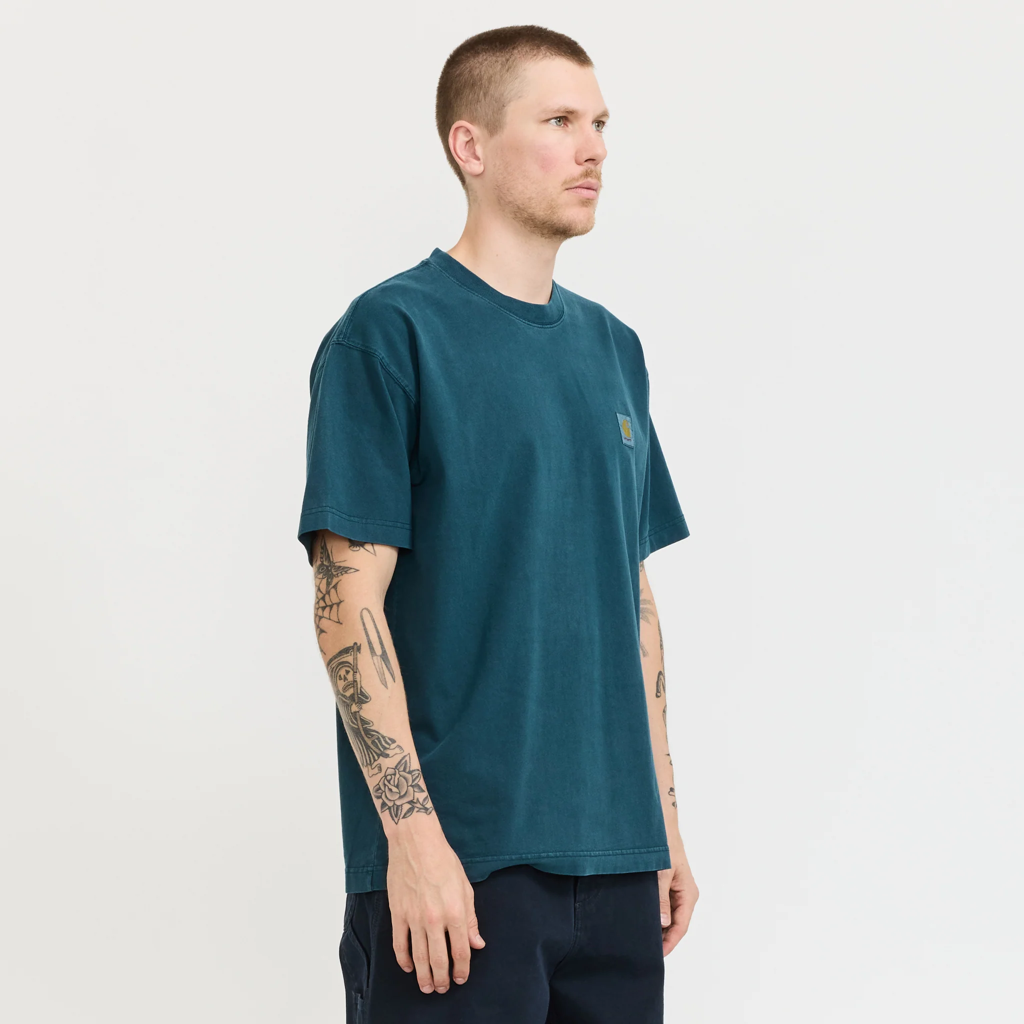 S/S Vista T-Shirt Deep Lagoon - Image 3
