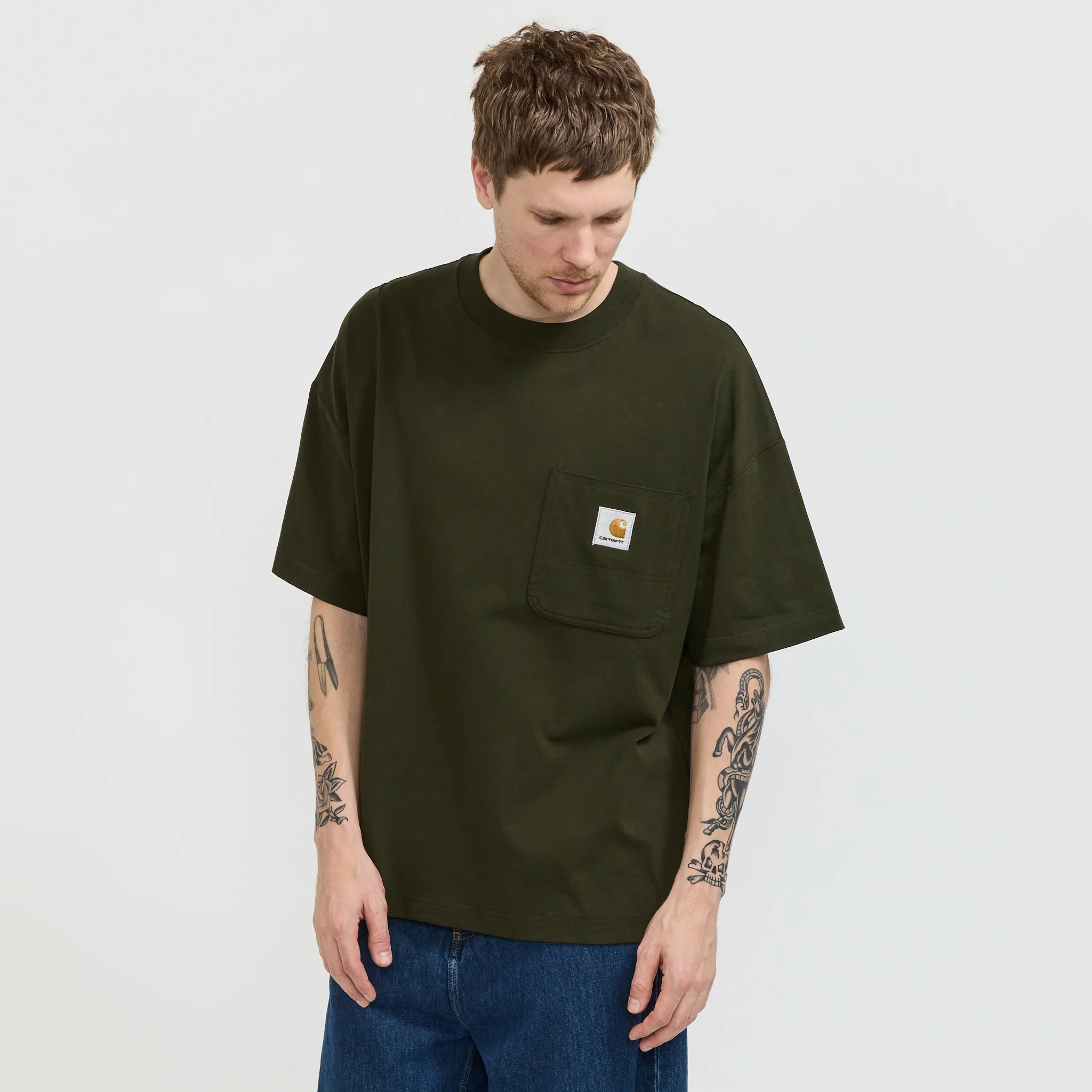 S/S Work Pocket T-Shirt Olive
