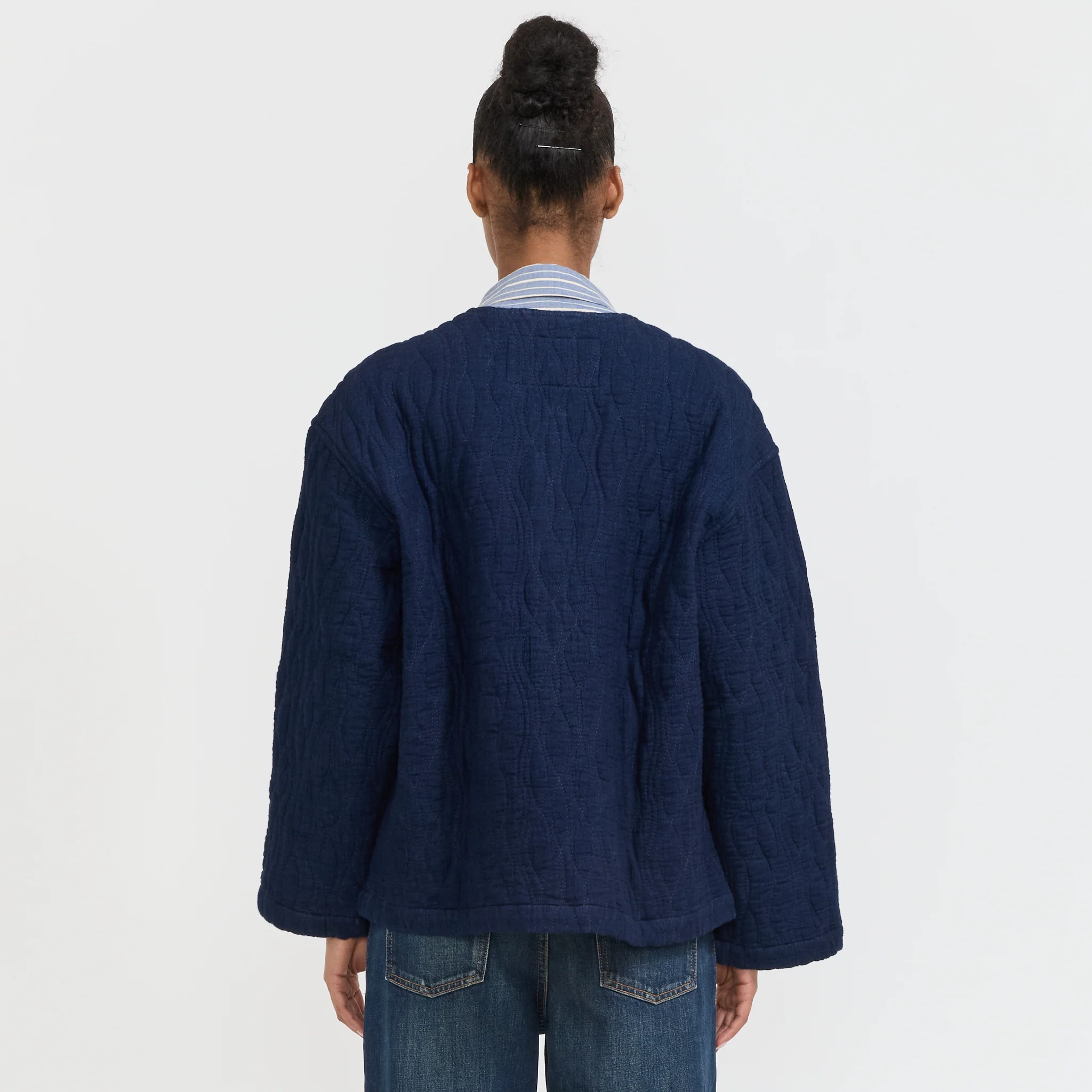 Sandra Jacket Indigo Quilt Blue - Image 4
