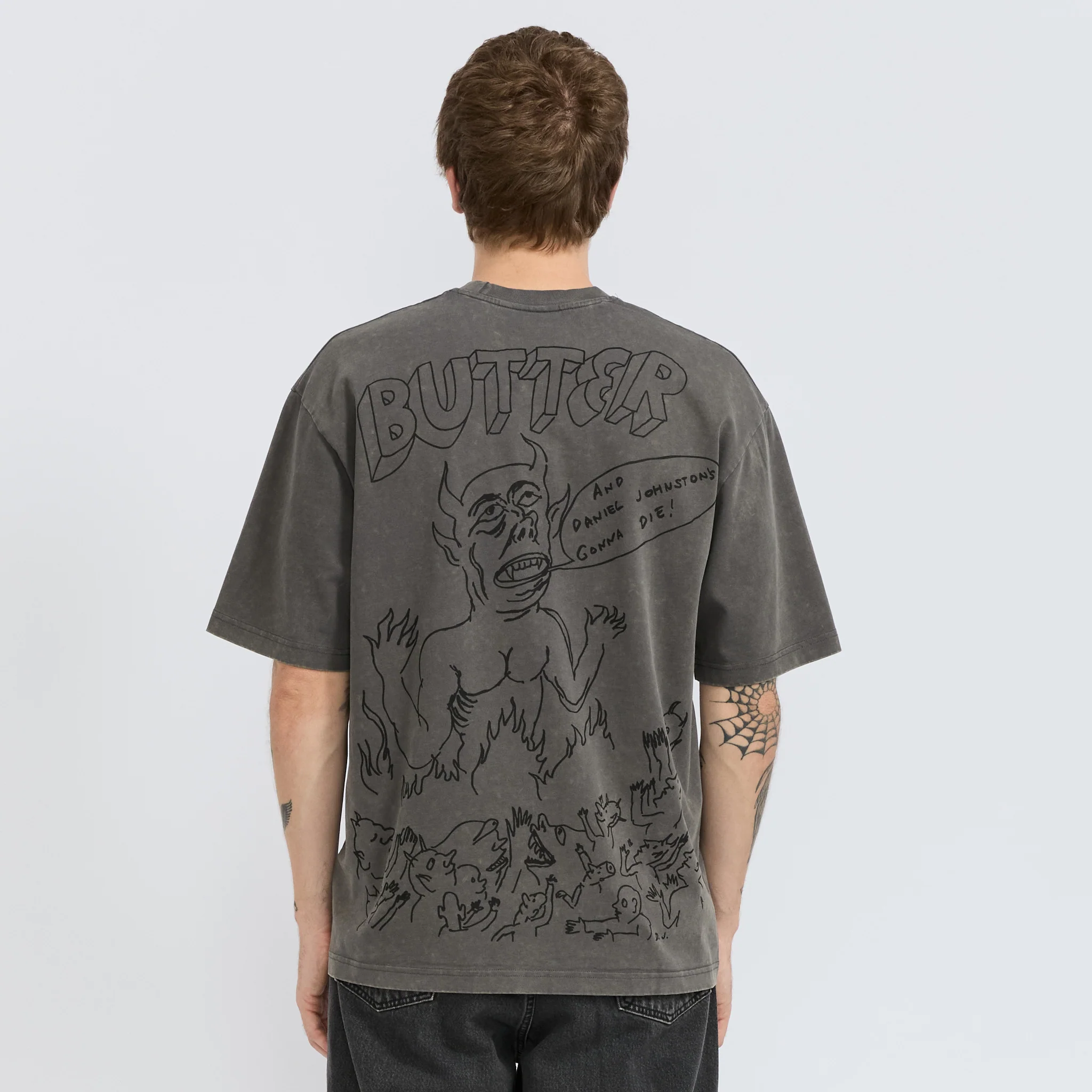 Satan Tee Black Acid Wash - Image 2