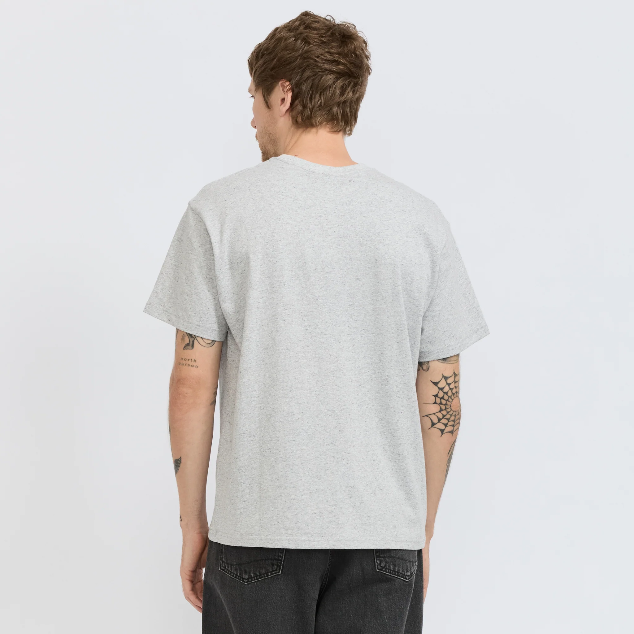 Scenes Tee Heather Grey - Image 4