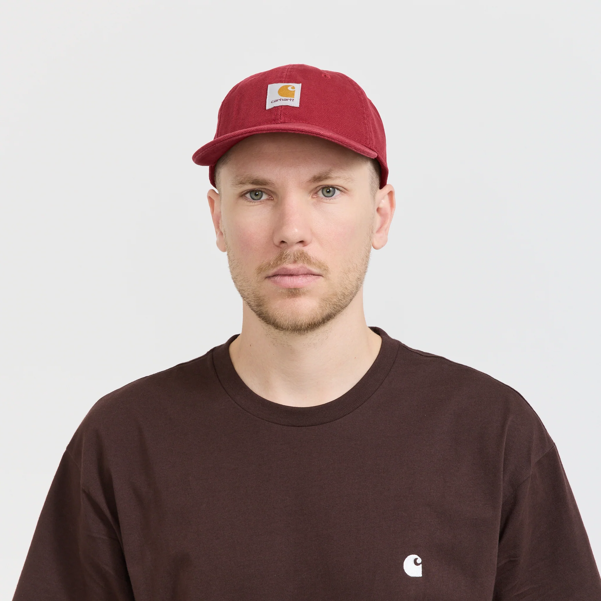 Selby Canvas Cap Scarlet Stone Washed - Image 4