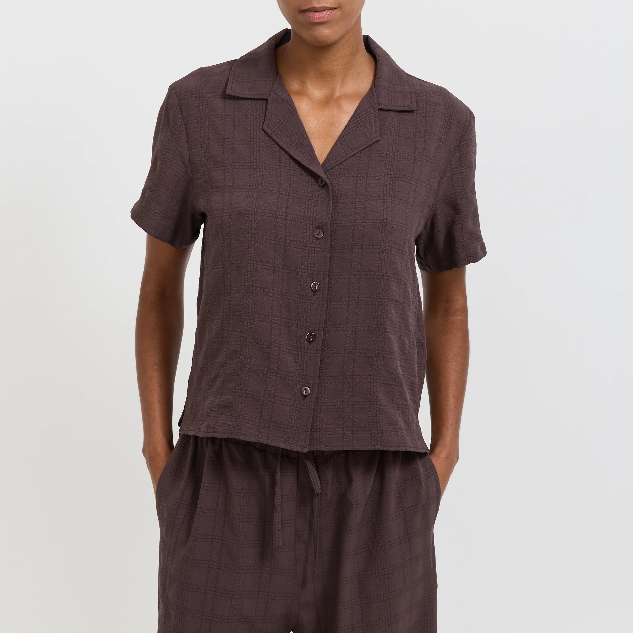 Selene Shirt Brown - Image 5