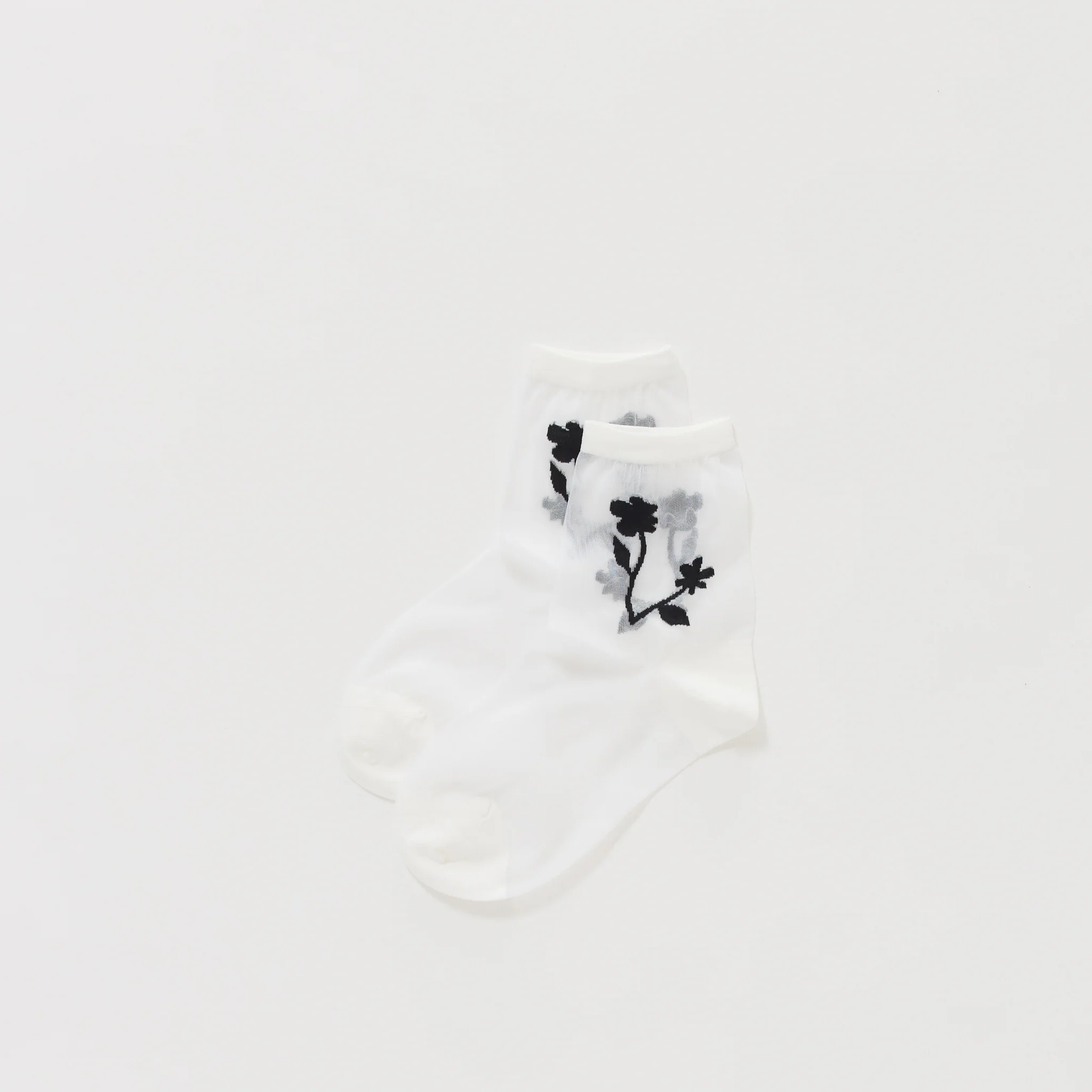 Shadowplay Sheer Crew White